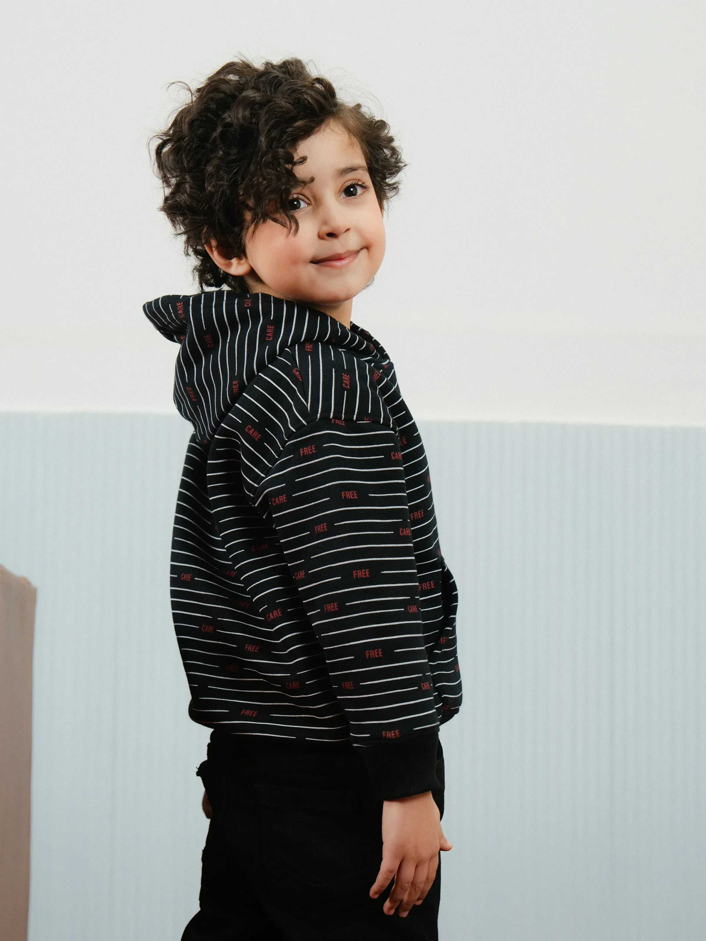 Boy's Black Hoodie - EBTH24-011 - Image 6