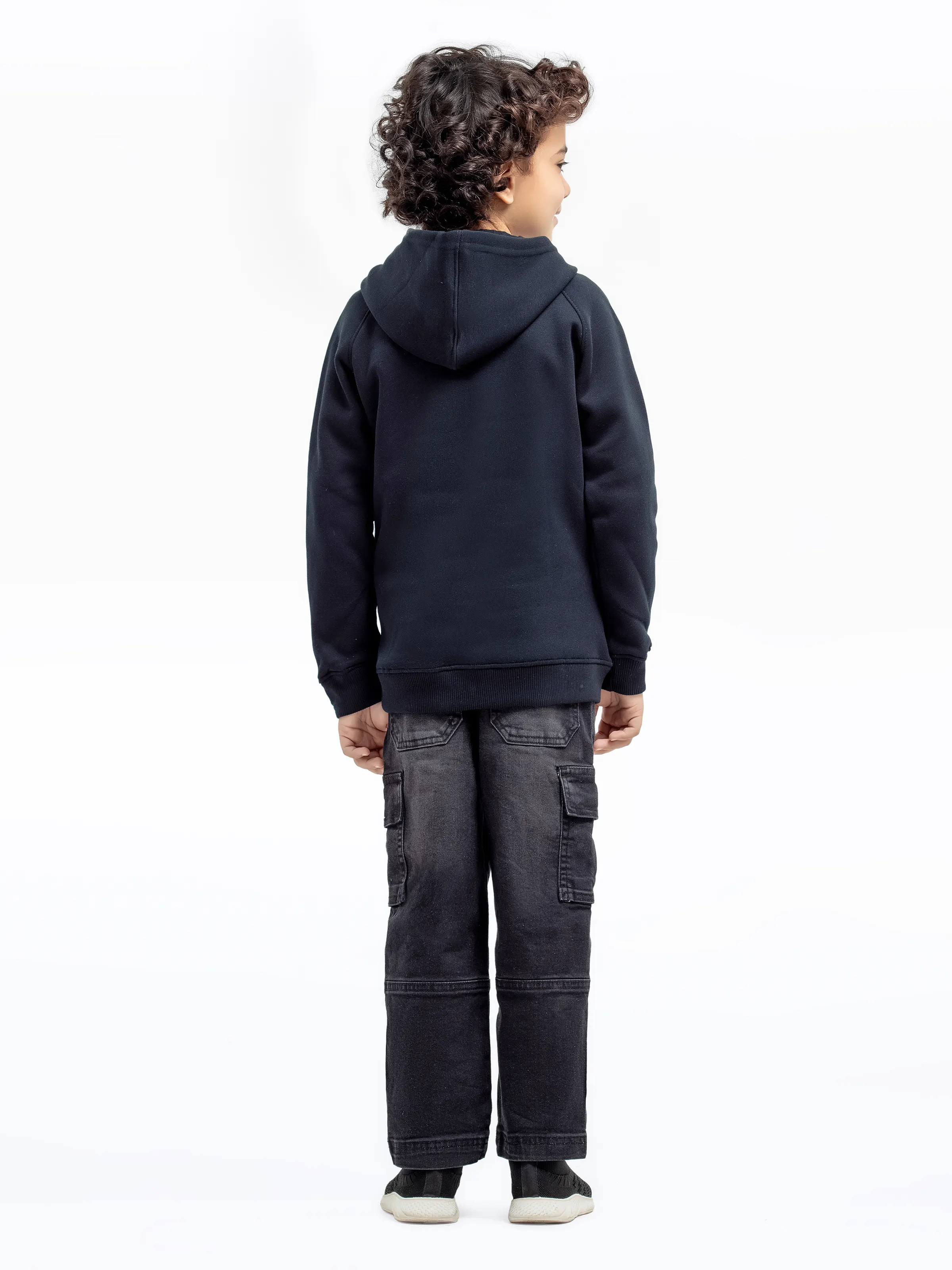 Boy's Black Hoodie - EBTH24-025 - Image 5