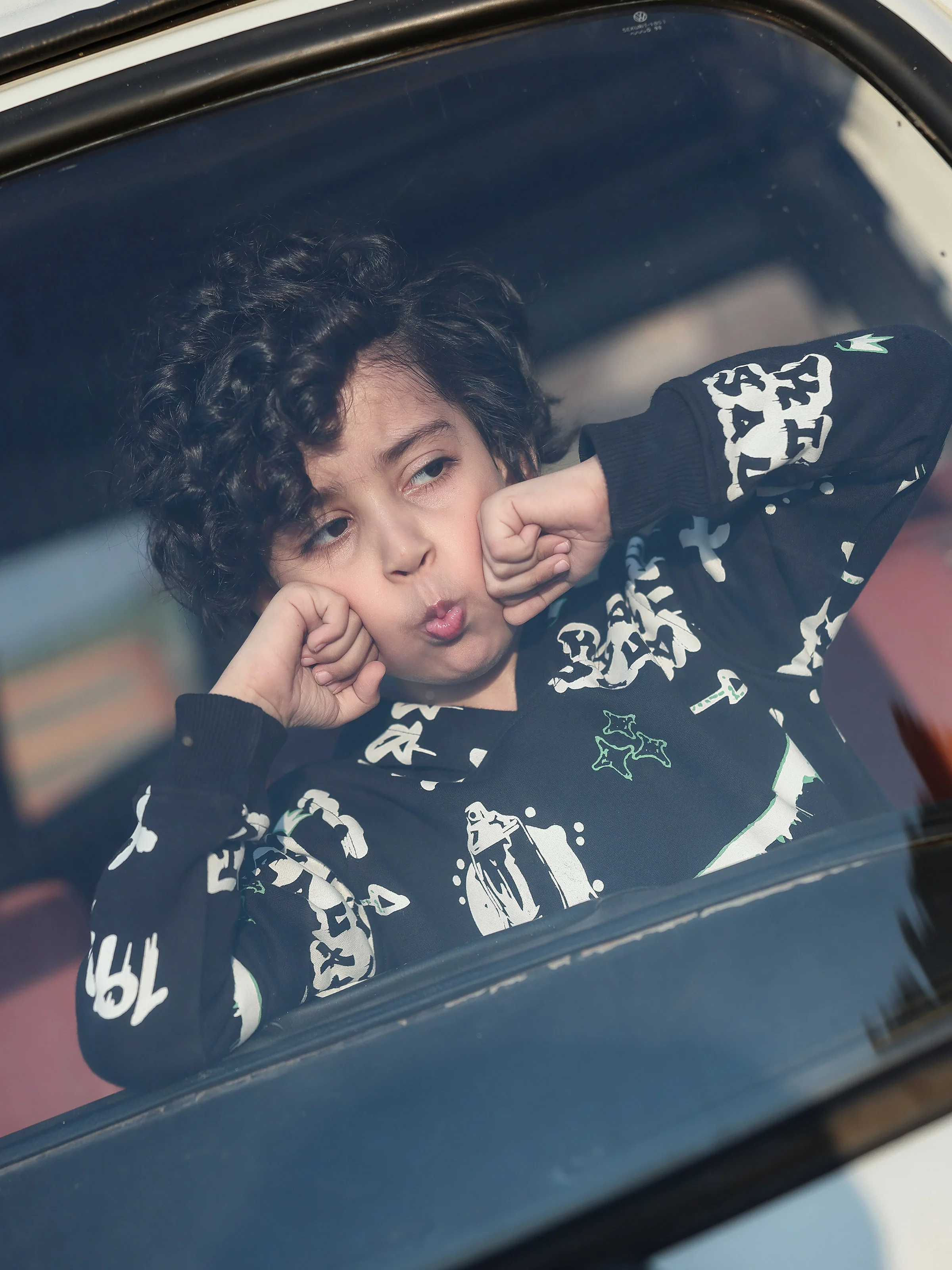 Boy's Black Hoodie - EBTH5-009 - Image 4