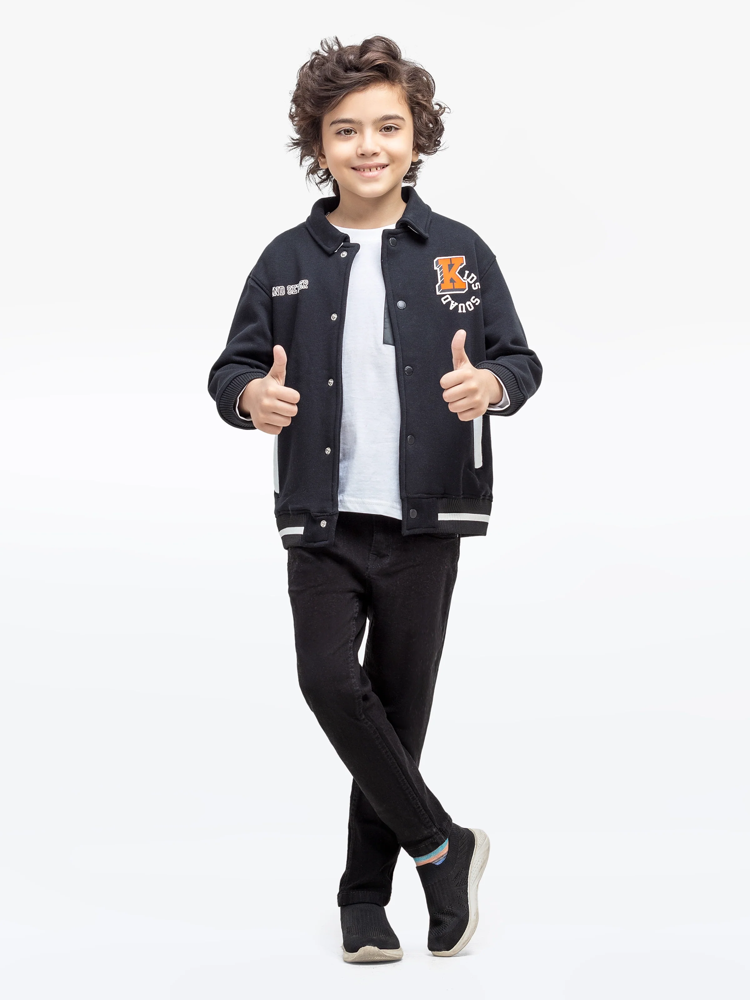 Boy's Black Jacket - EBTJK24-003 - Image 2