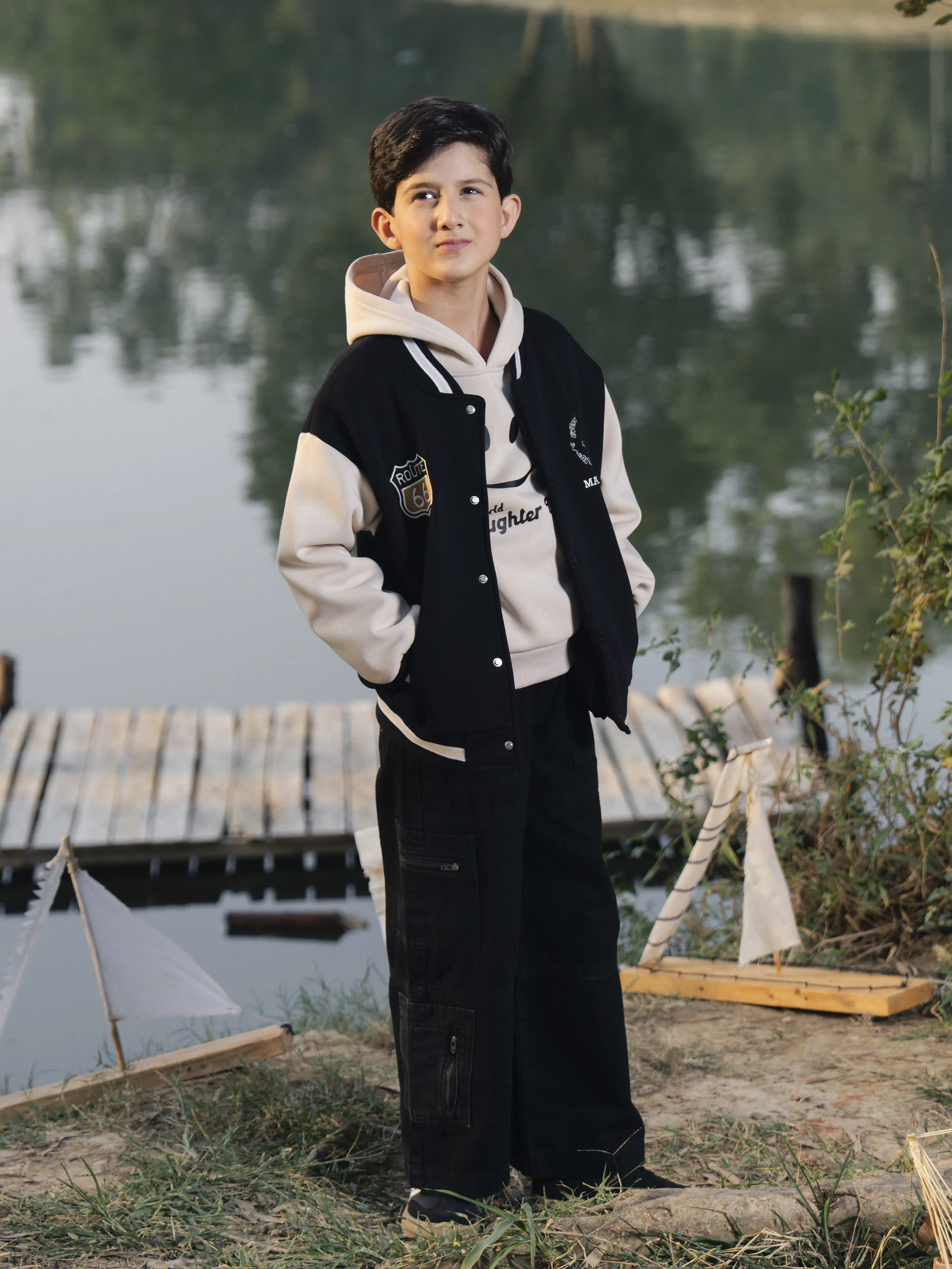 Boy's Black Jacket - EBTJK5-004-2P