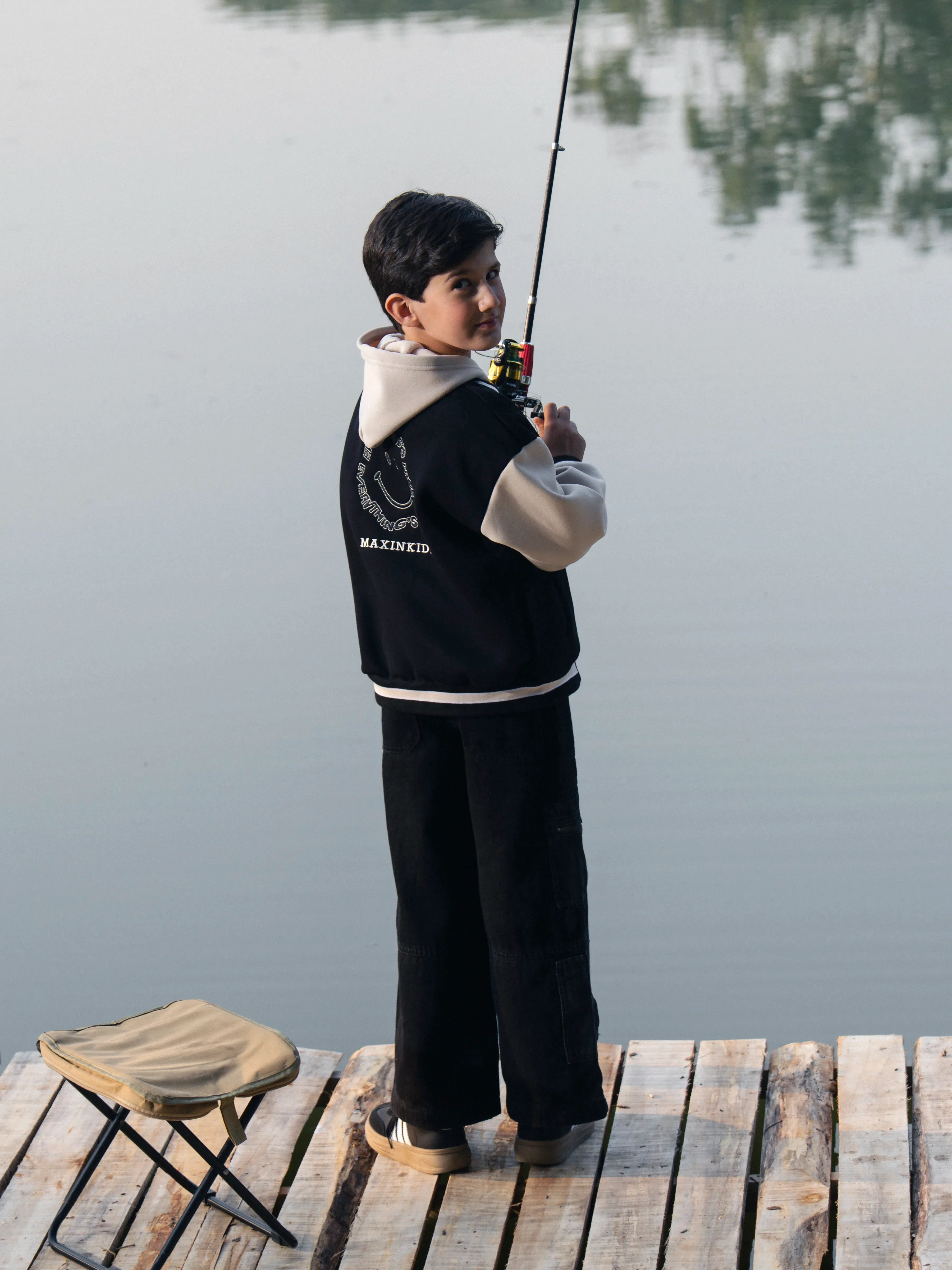 Boy's Black Jacket - EBTJK5-004-2P - Image 5
