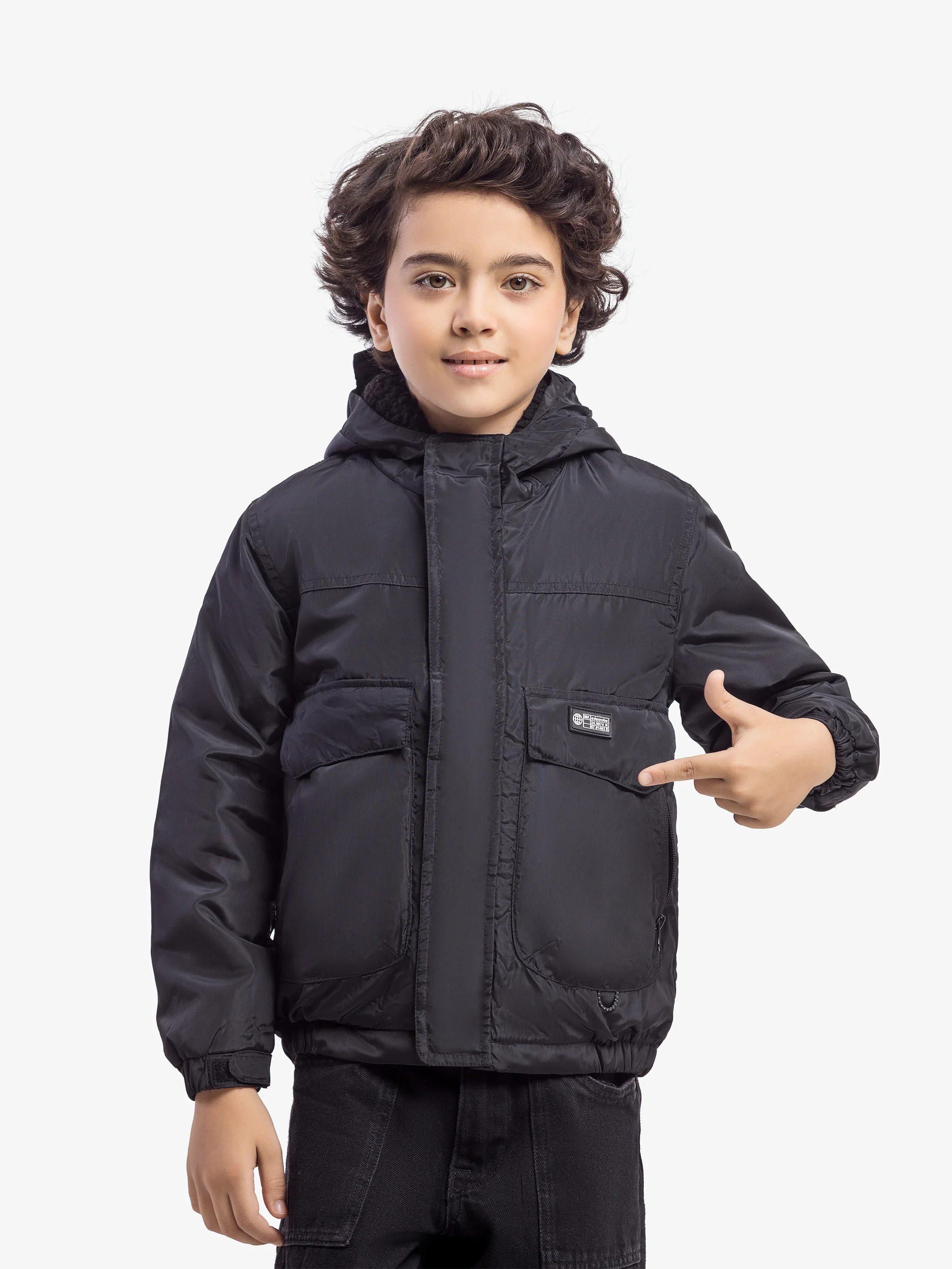 Boy's Black Jacket - EBTJP24-011