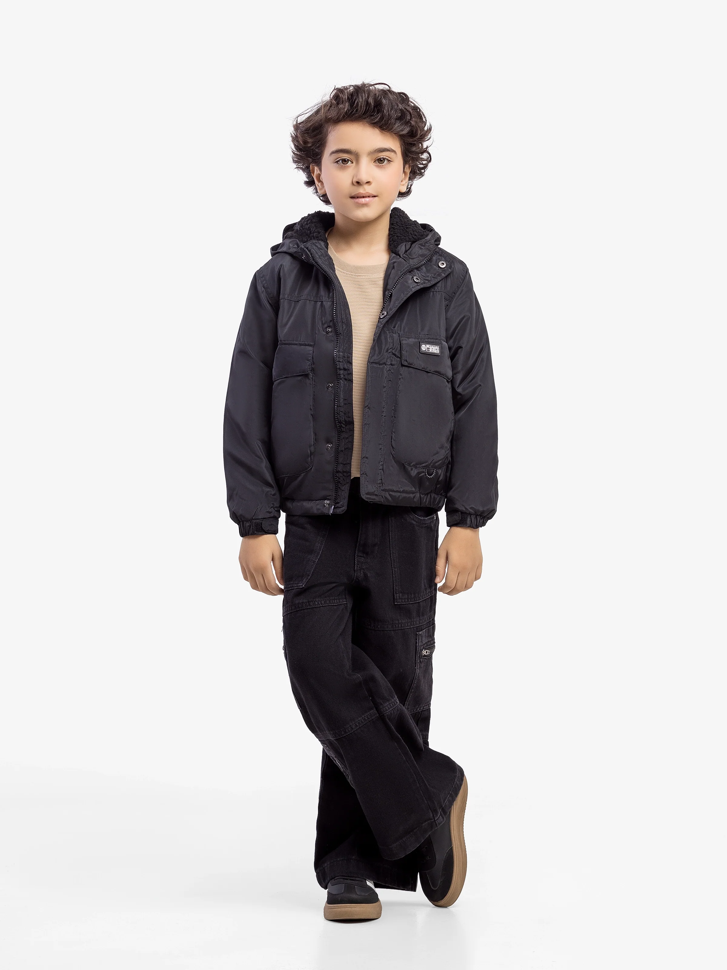 Boy's Black Jacket - EBTJP24-011 - Image 3