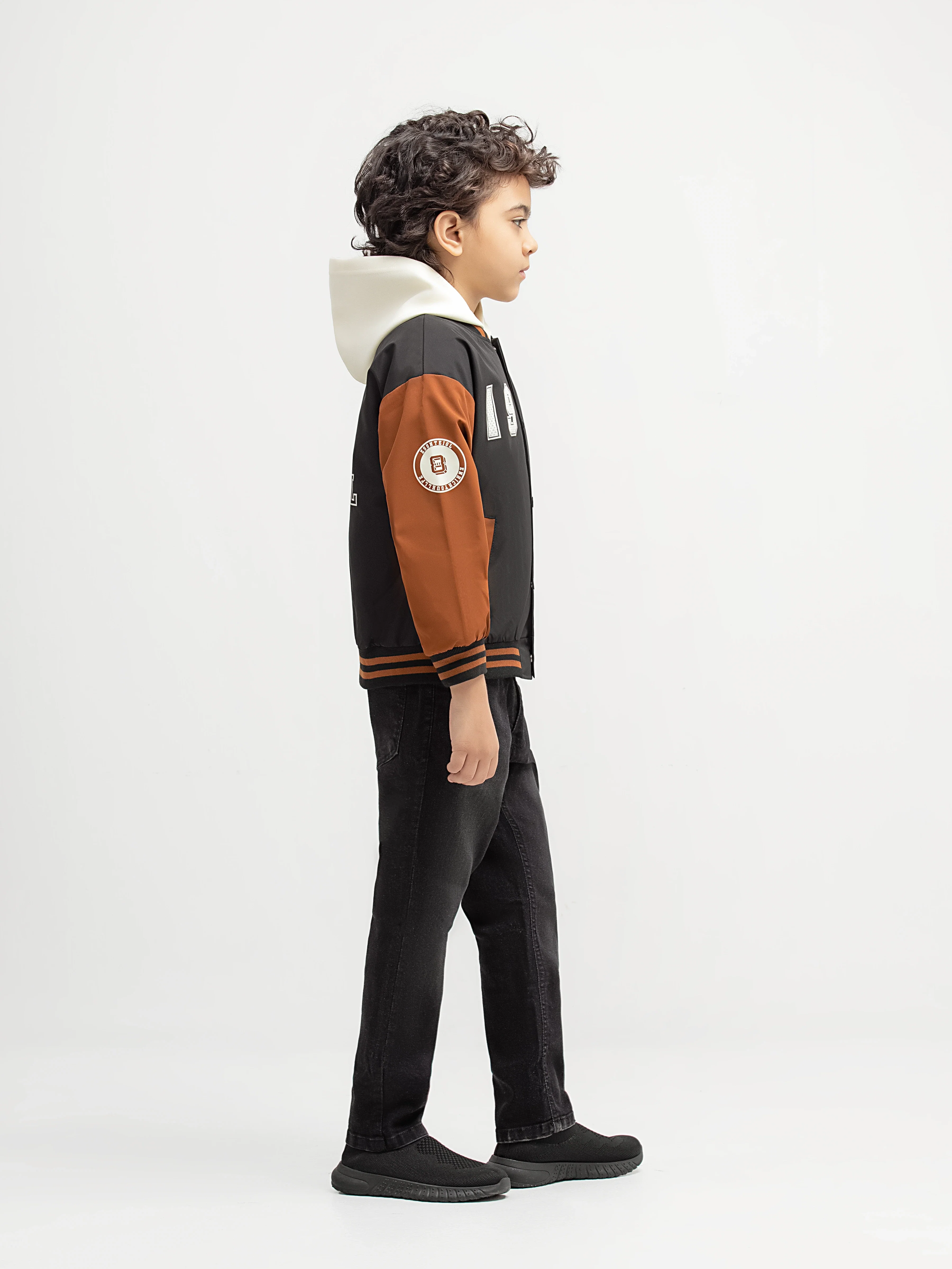 Boy's Black Jacket - EBTJP5-001-2P - Image 5