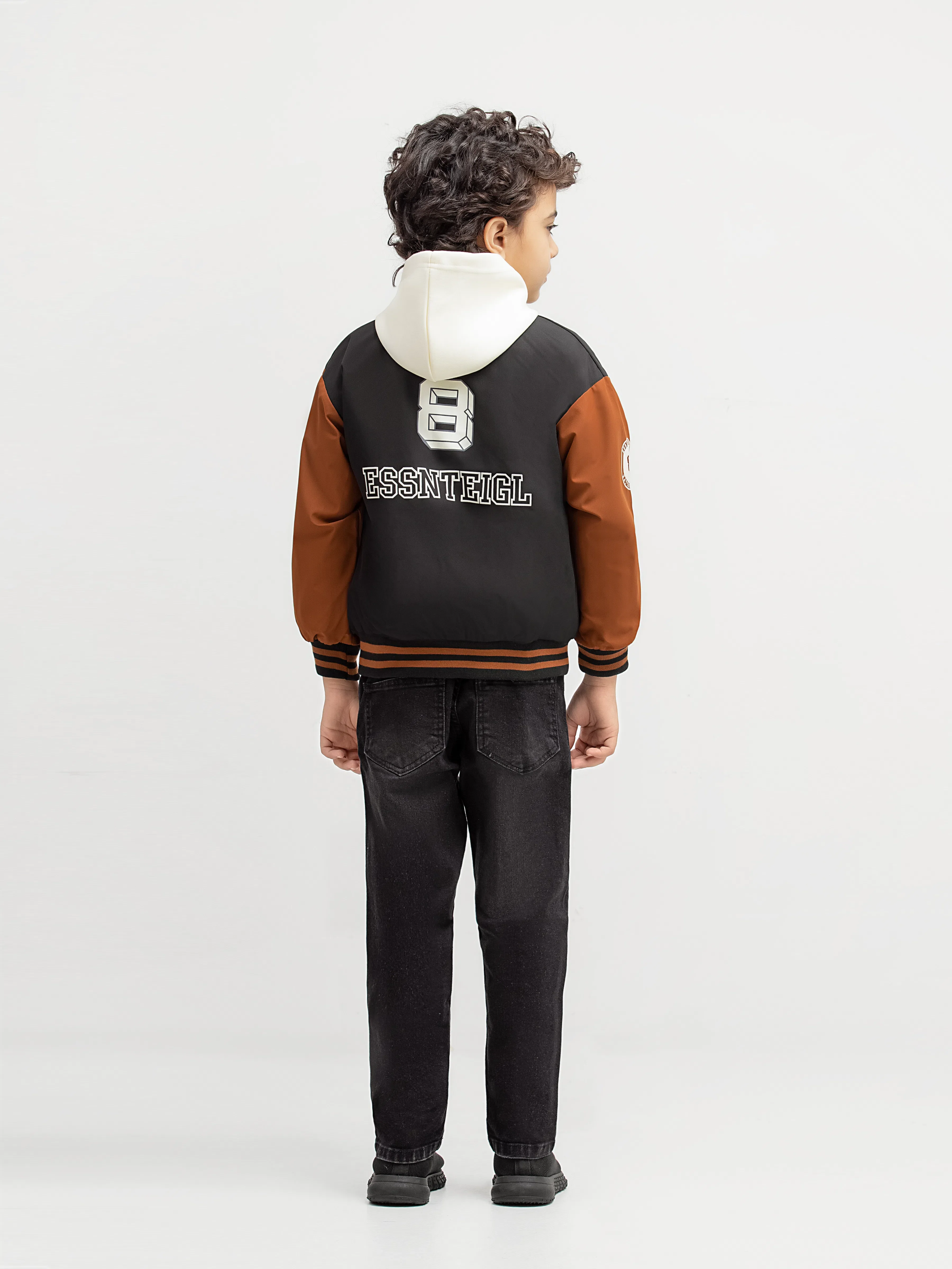 Boy's Black Jacket - EBTJP5-001-2P - Image 6