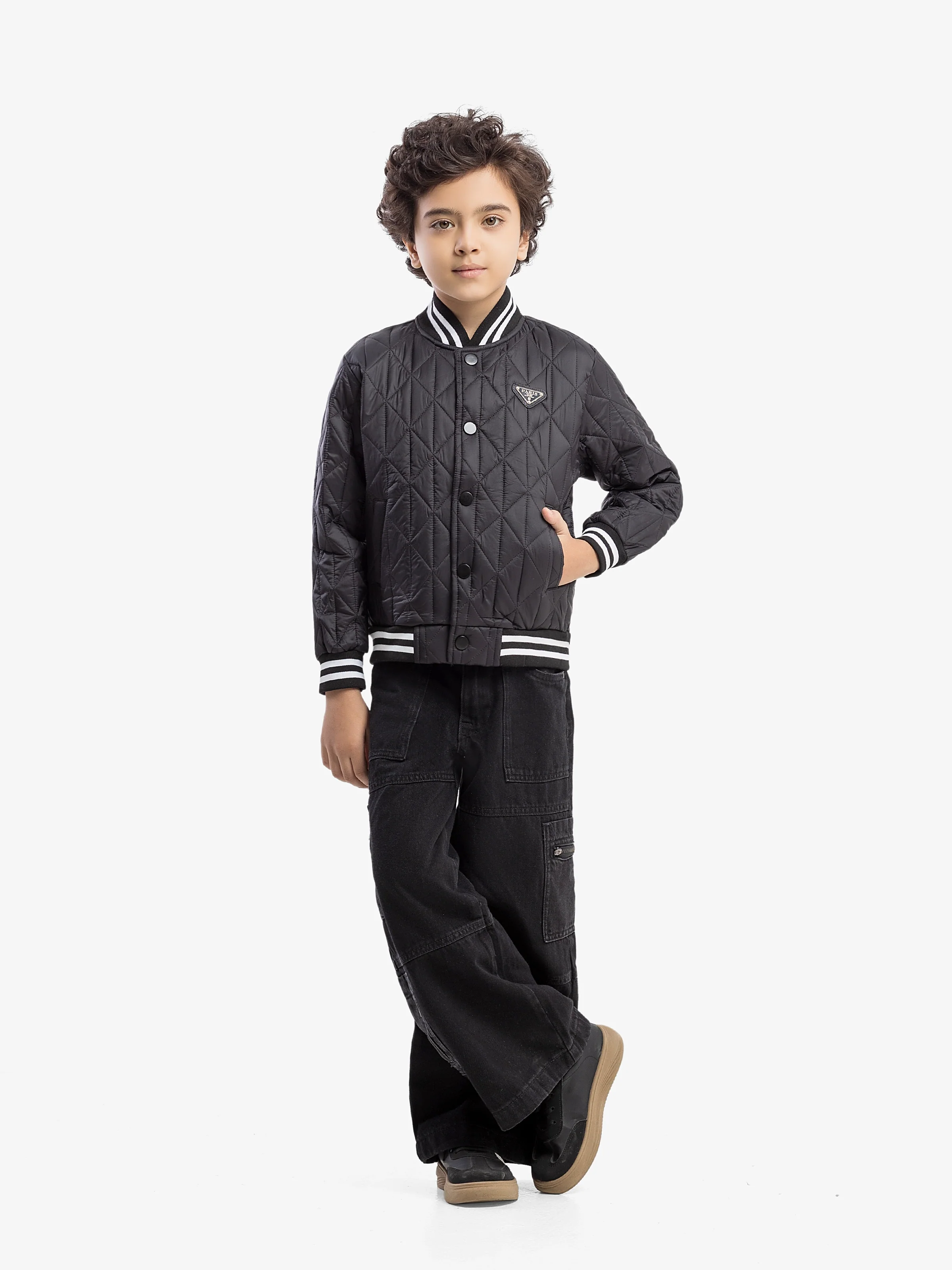 Boy's Black Jacket - EBTJP5-001 - Image 3