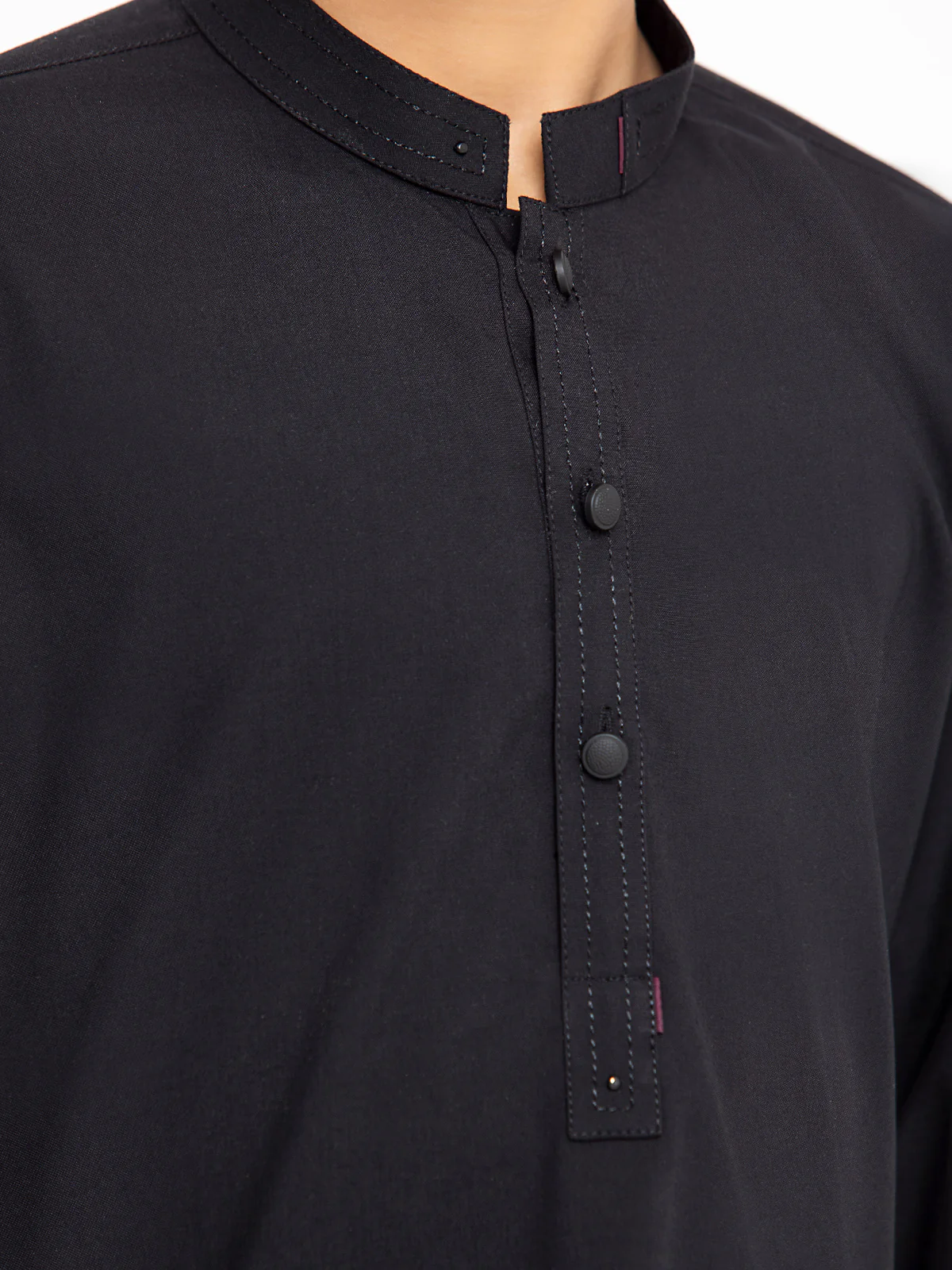 Boy's Black Kurta Shalwar - EBTKS24-3946 - Image 4