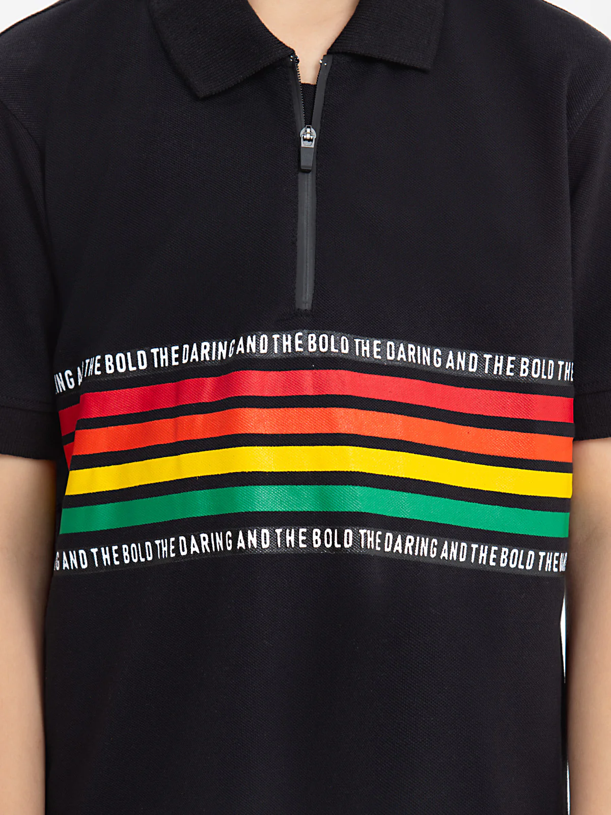 Boy's Black Polo Shirt - EBTPS24-008 - Image 2