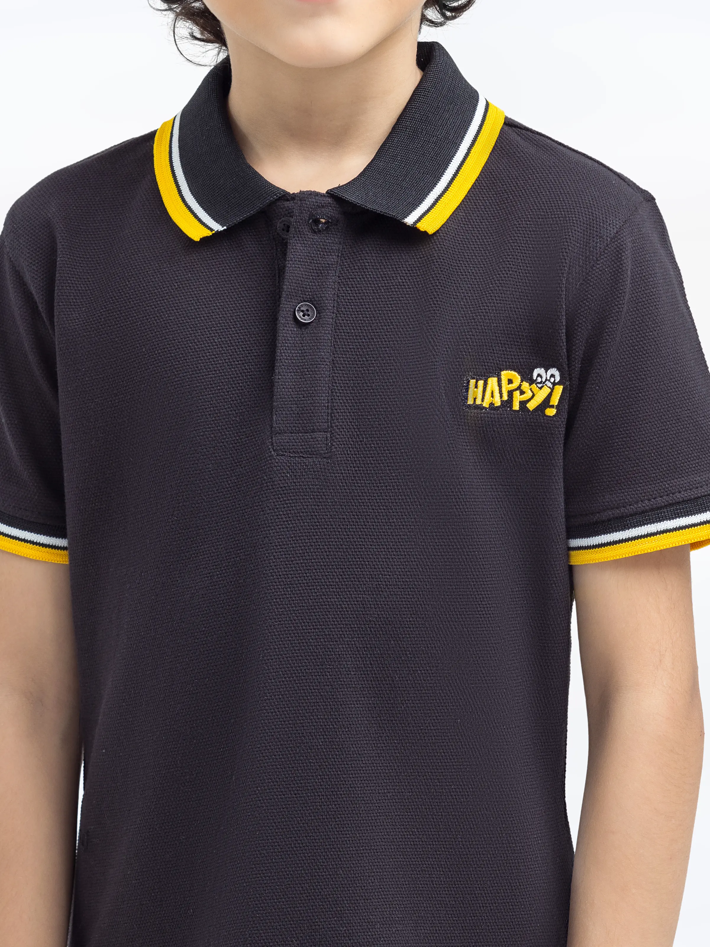 Boy's Black Polo Shirt - EBTPS24-032 - Image 3
