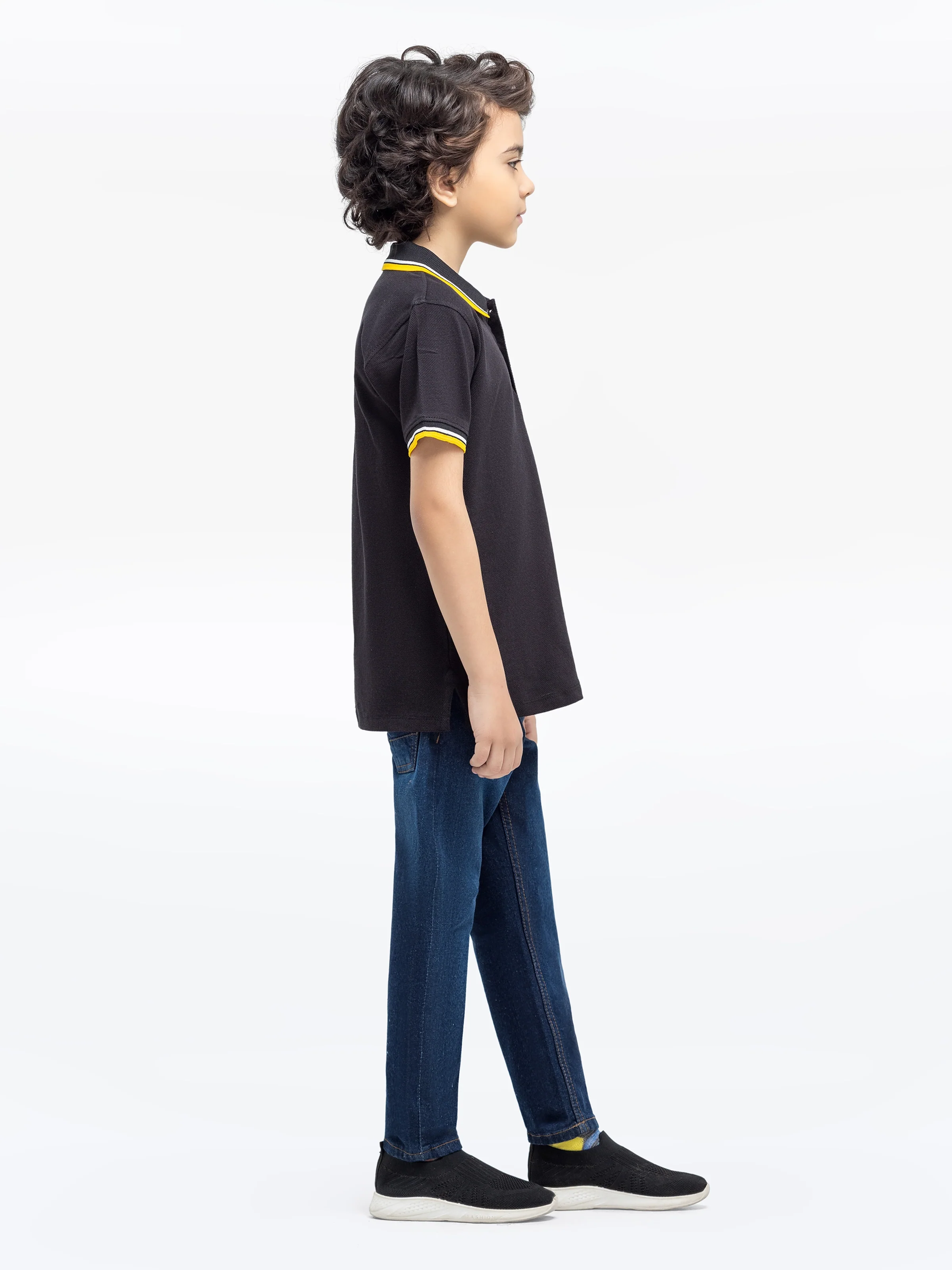 Boy's Black Polo Shirt - EBTPS24-032 - Image 4