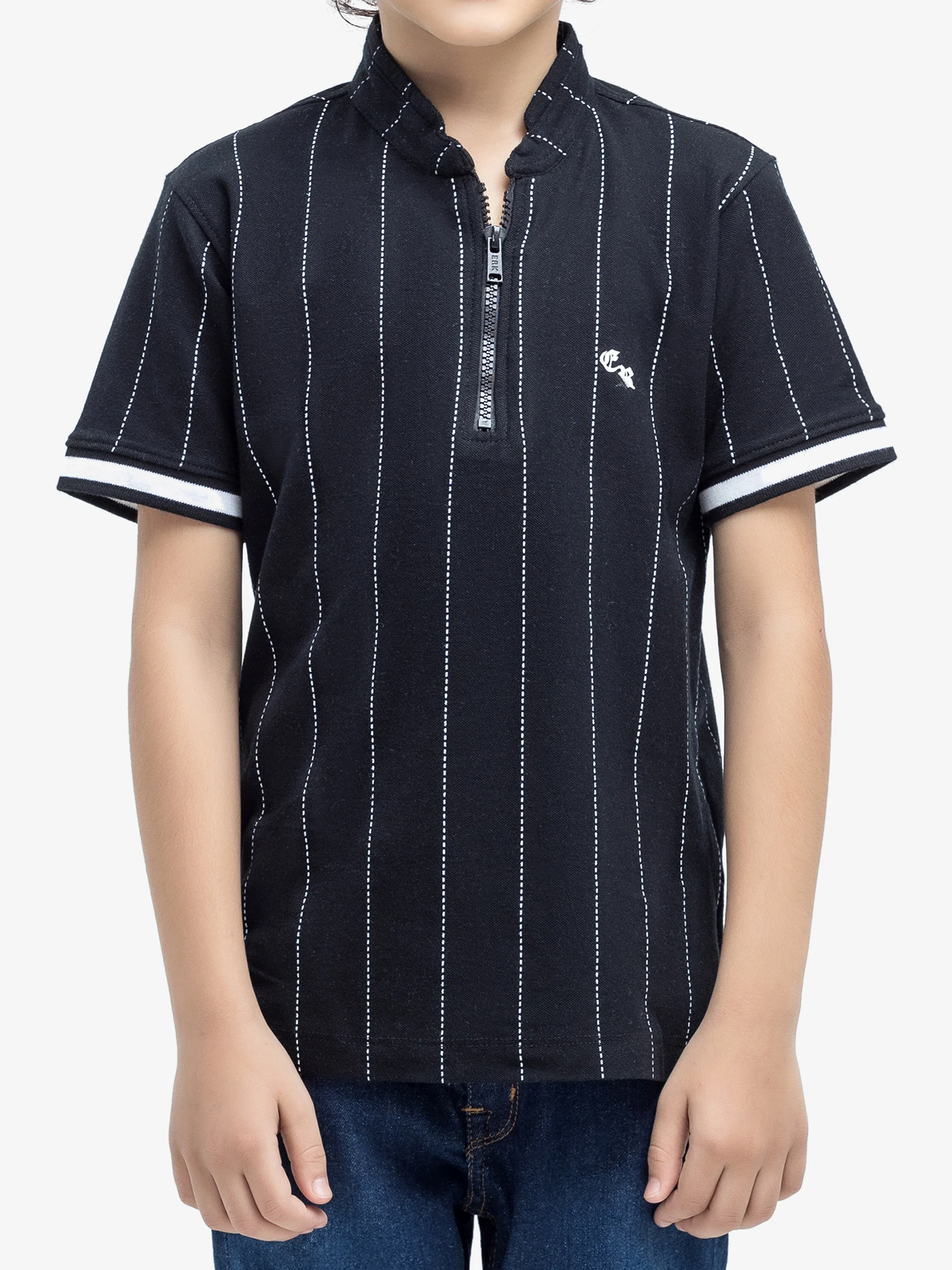 Boy's Black Polo Shirt - EBTPS24-078 - Image 3