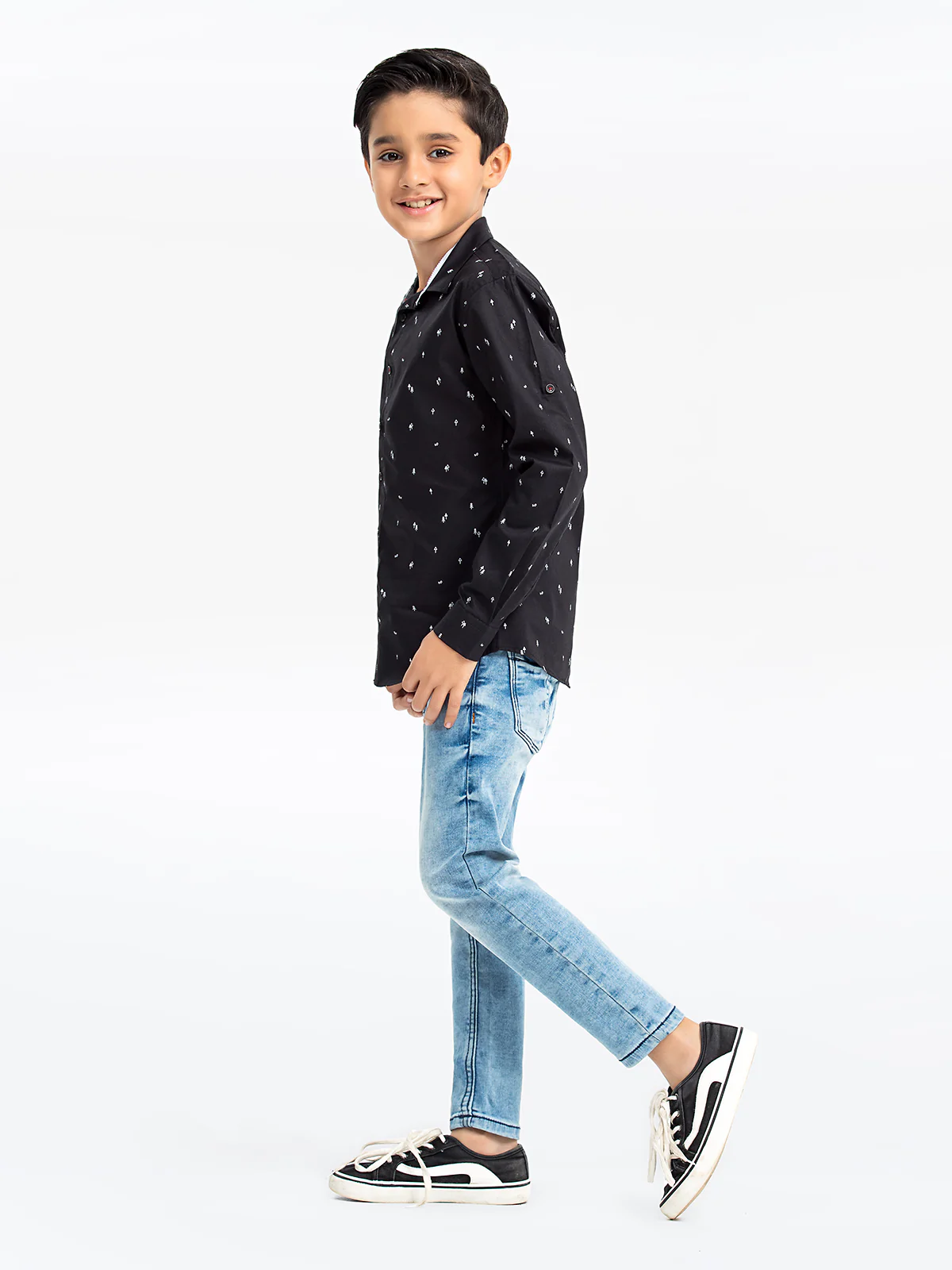 Boy's Black Shirt - EBTS23-27499 - Image 3