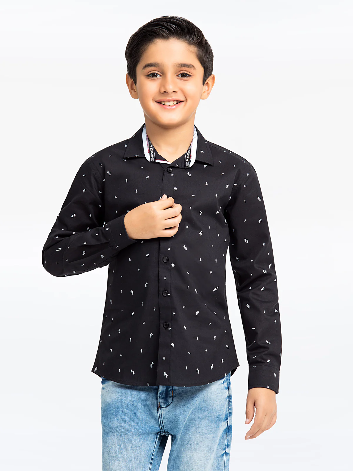 Boy's Black Shirt - EBTS23-27499 - Image 4