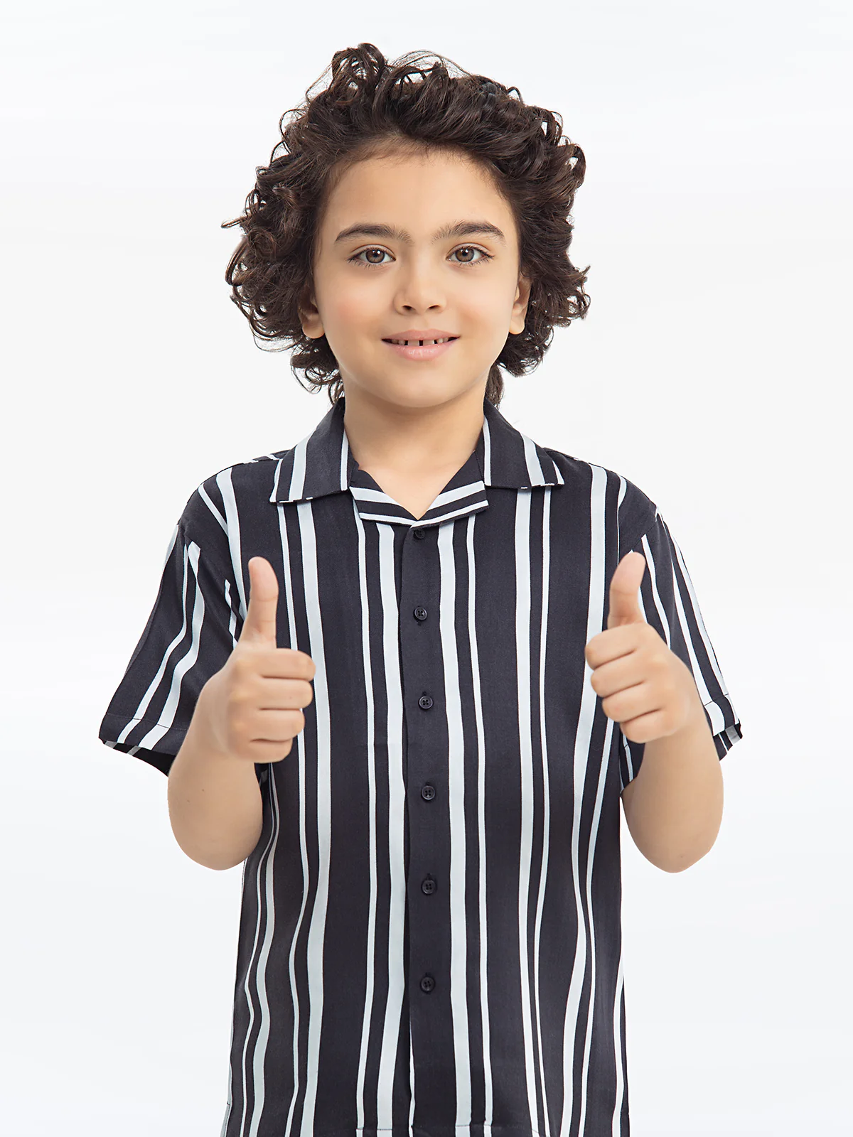 Boy's Black Shirt - EBTS24-27534 - Image 3