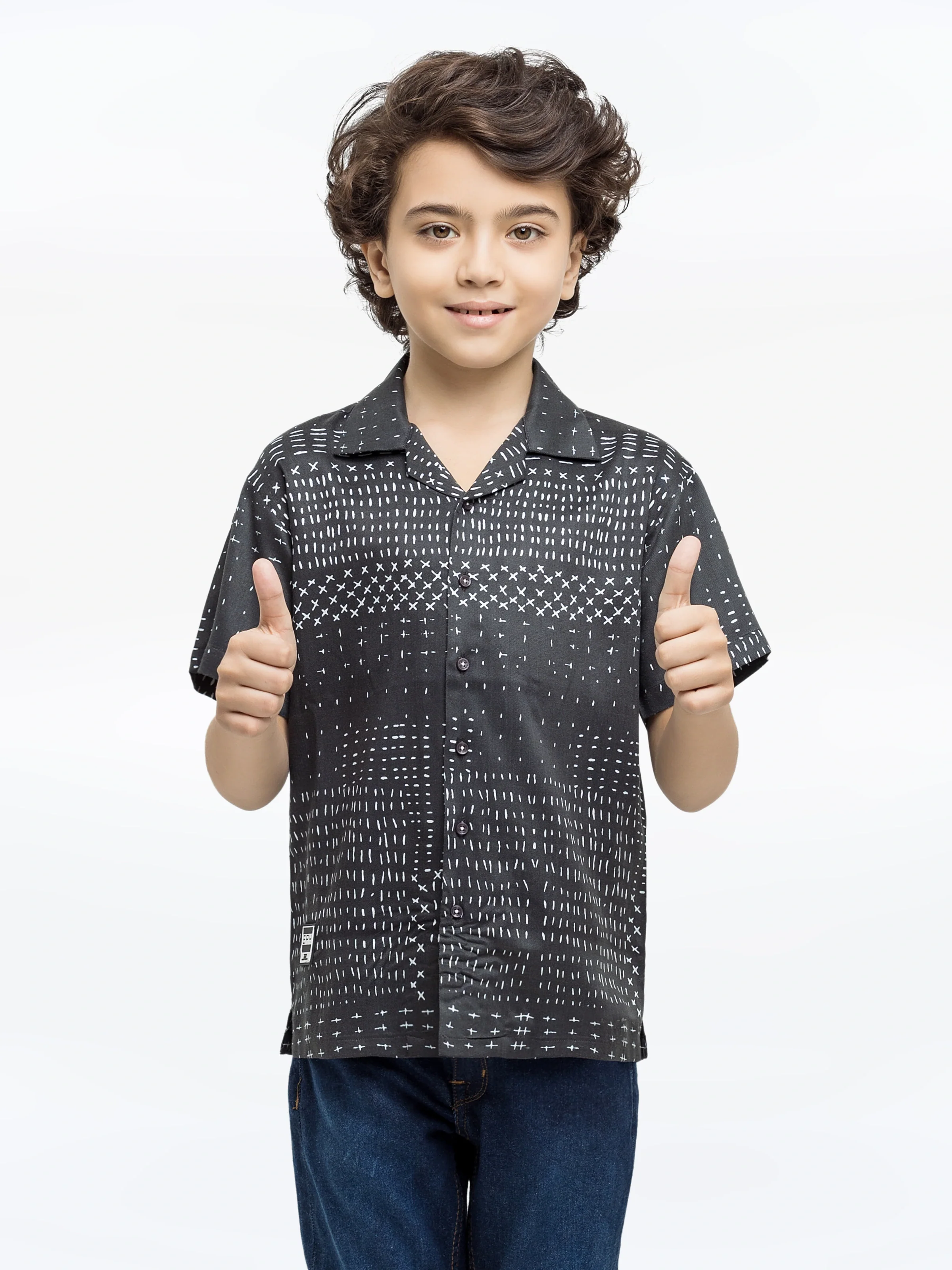 Boy's Black Shirt - EBTS24-27568