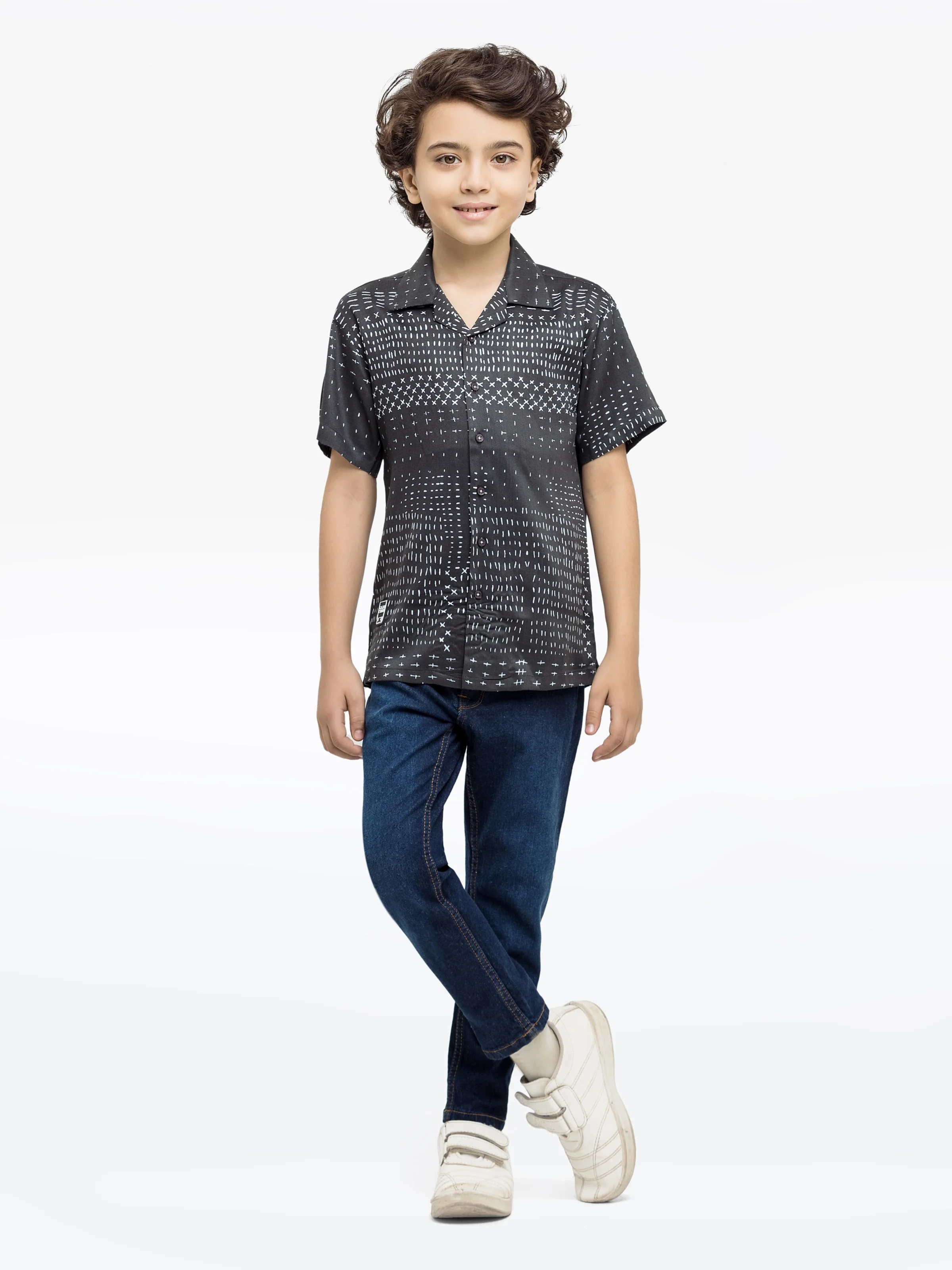 Boy's Black Shirt - EBTS24-27568 - Image 2