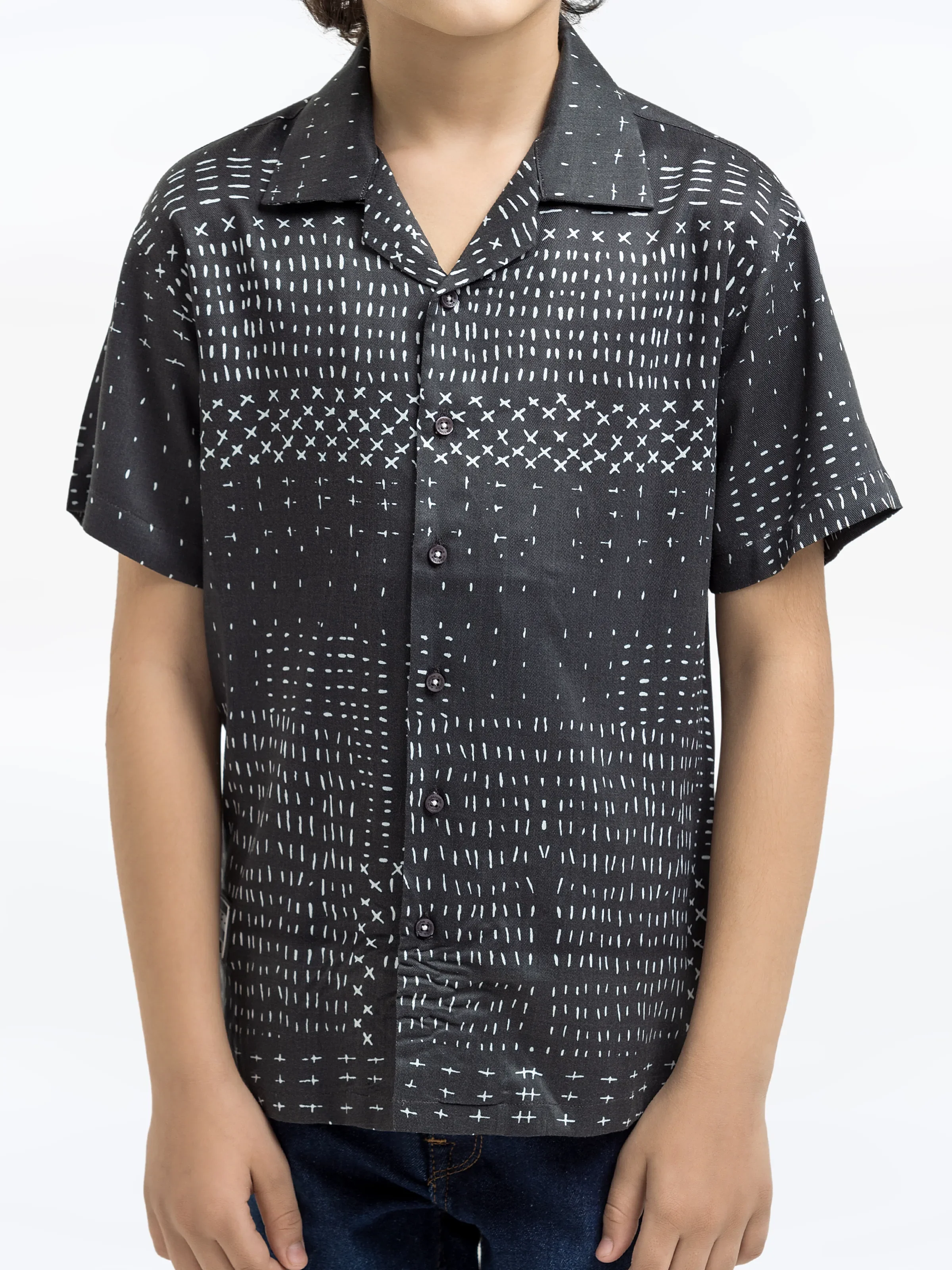Boy's Black Shirt - EBTS24-27568 - Image 3