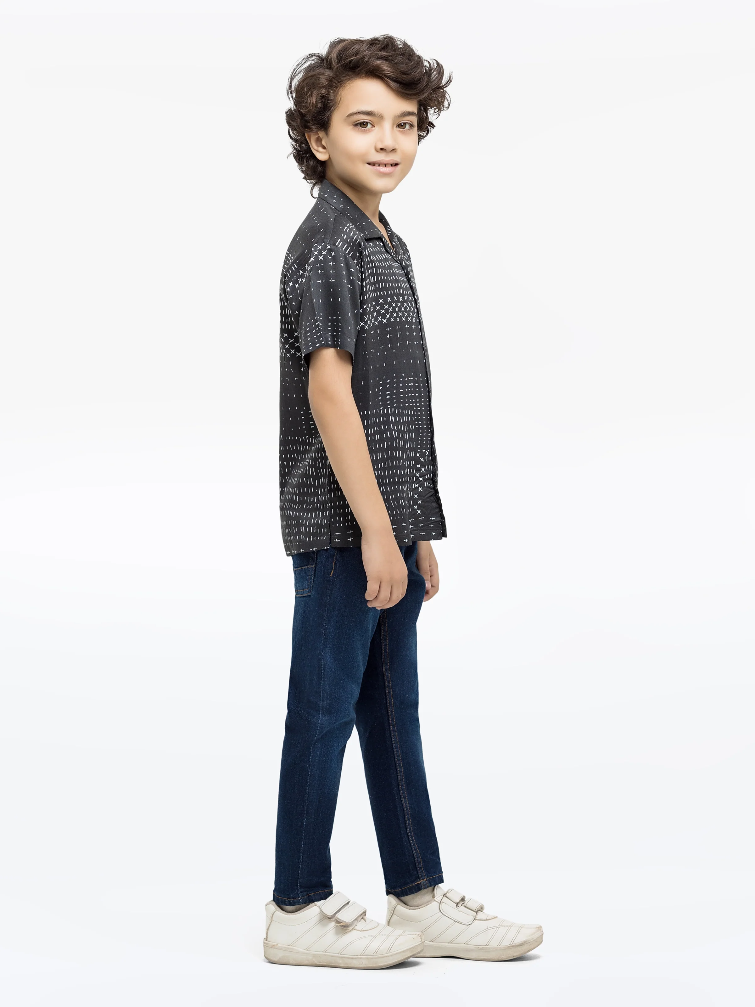 Boy's Black Shirt - EBTS24-27568 - Image 4