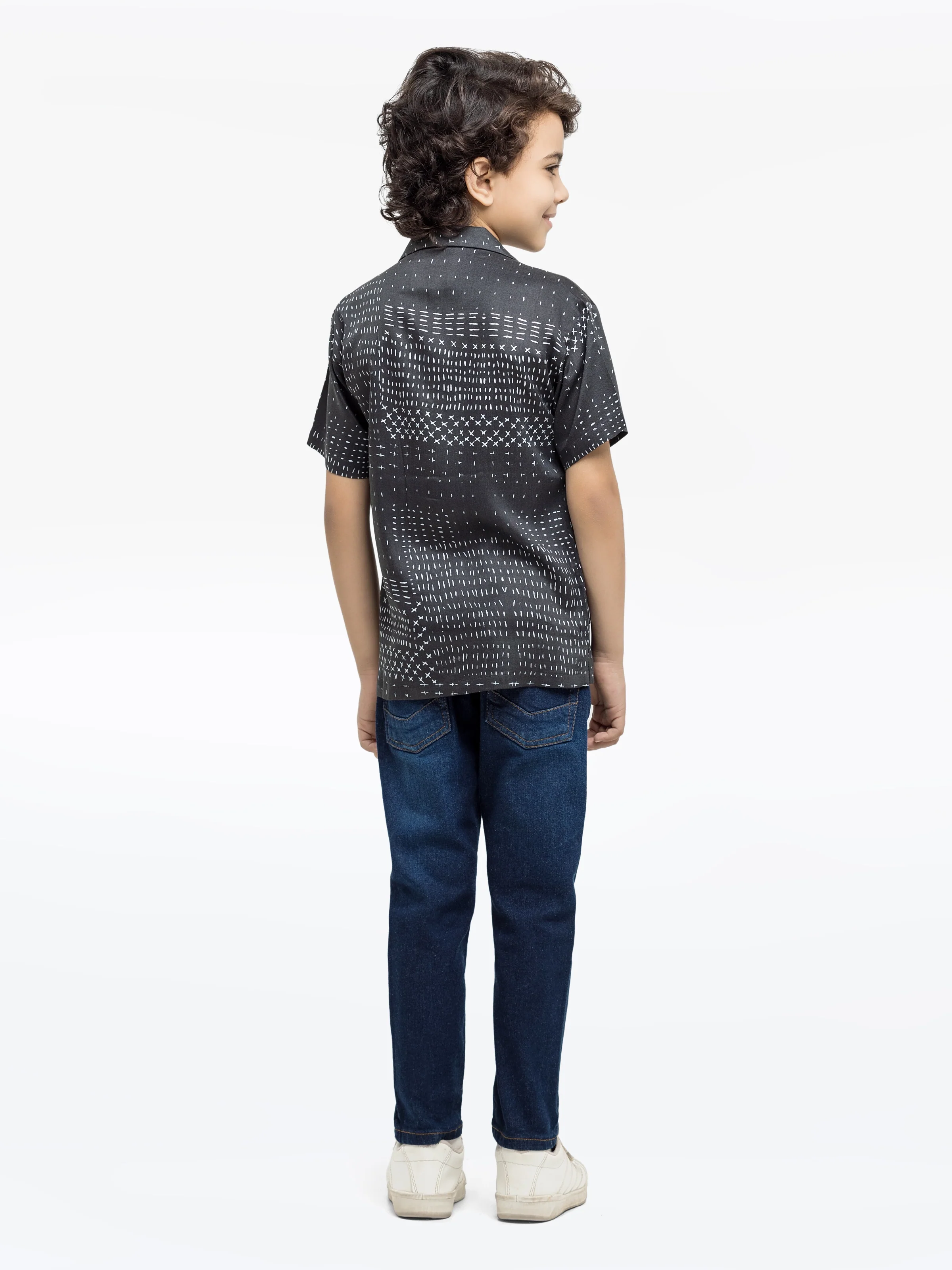 Boy's Black Shirt - EBTS24-27568 - Image 5