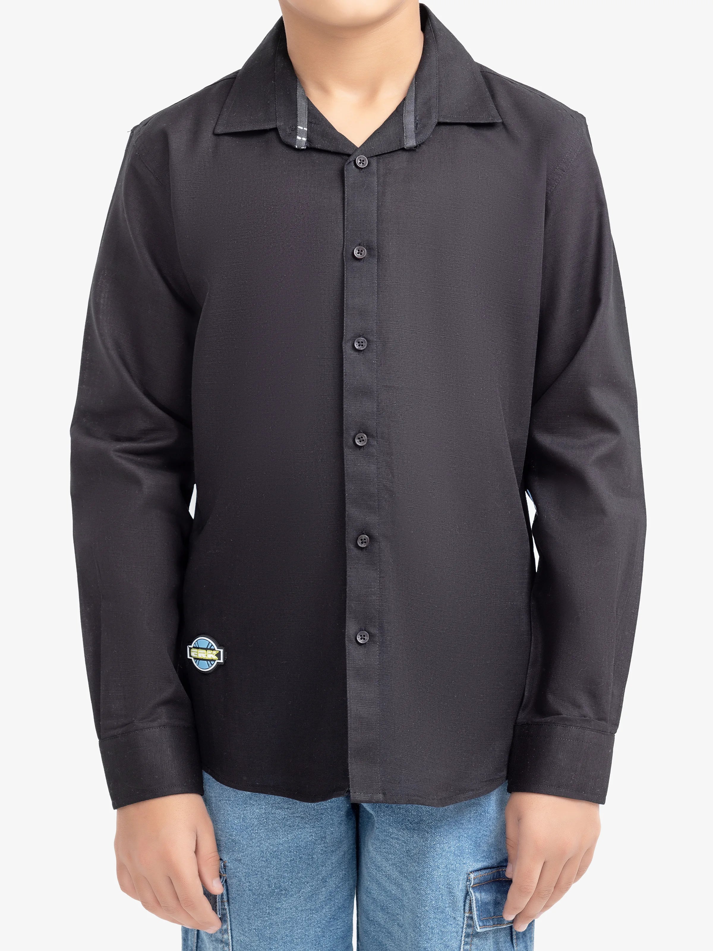 Boy's Black Shirt - EBTS24-27571 - Image 3