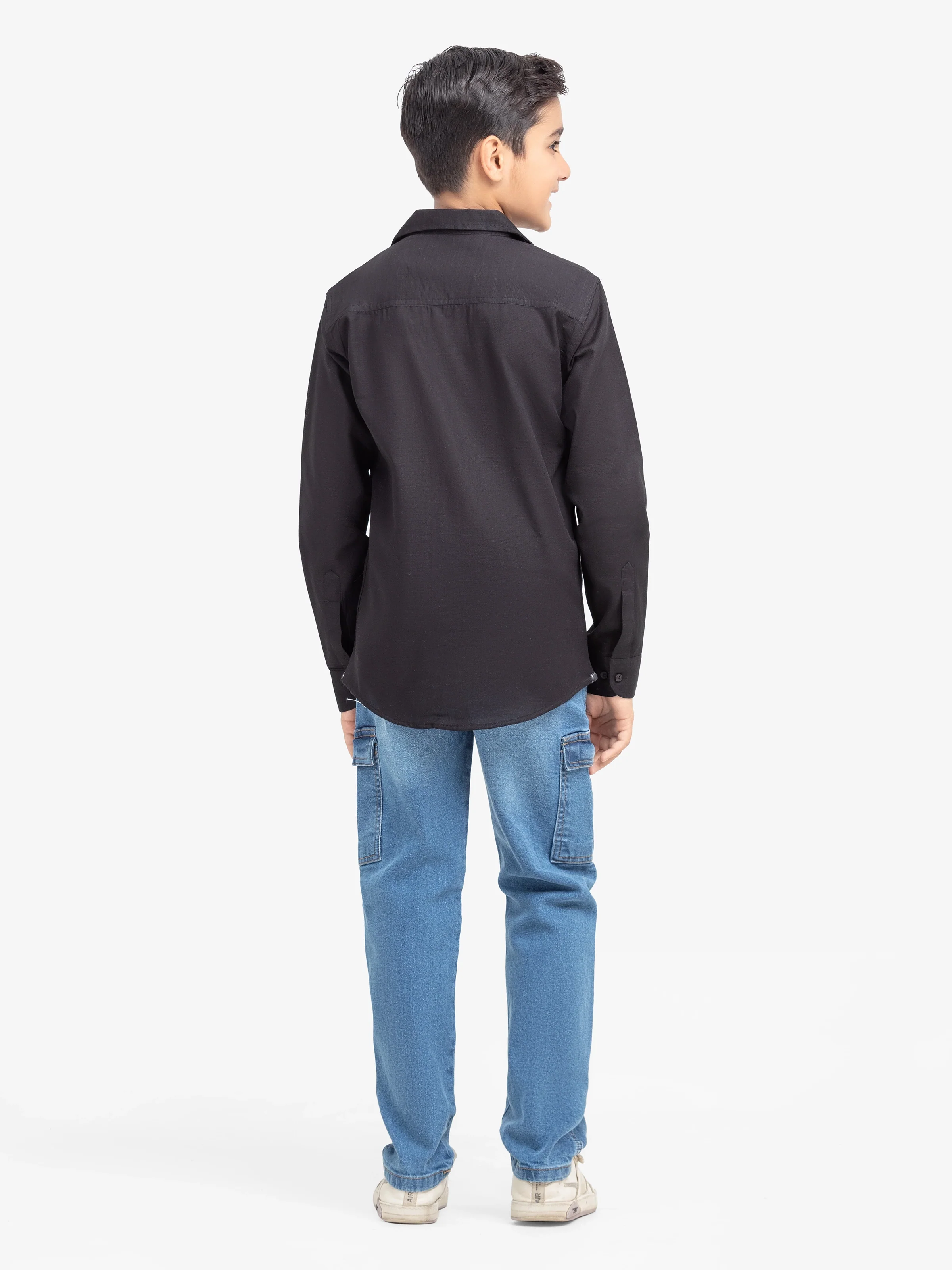 Boy's Black Shirt - EBTS24-27571 - Image 4