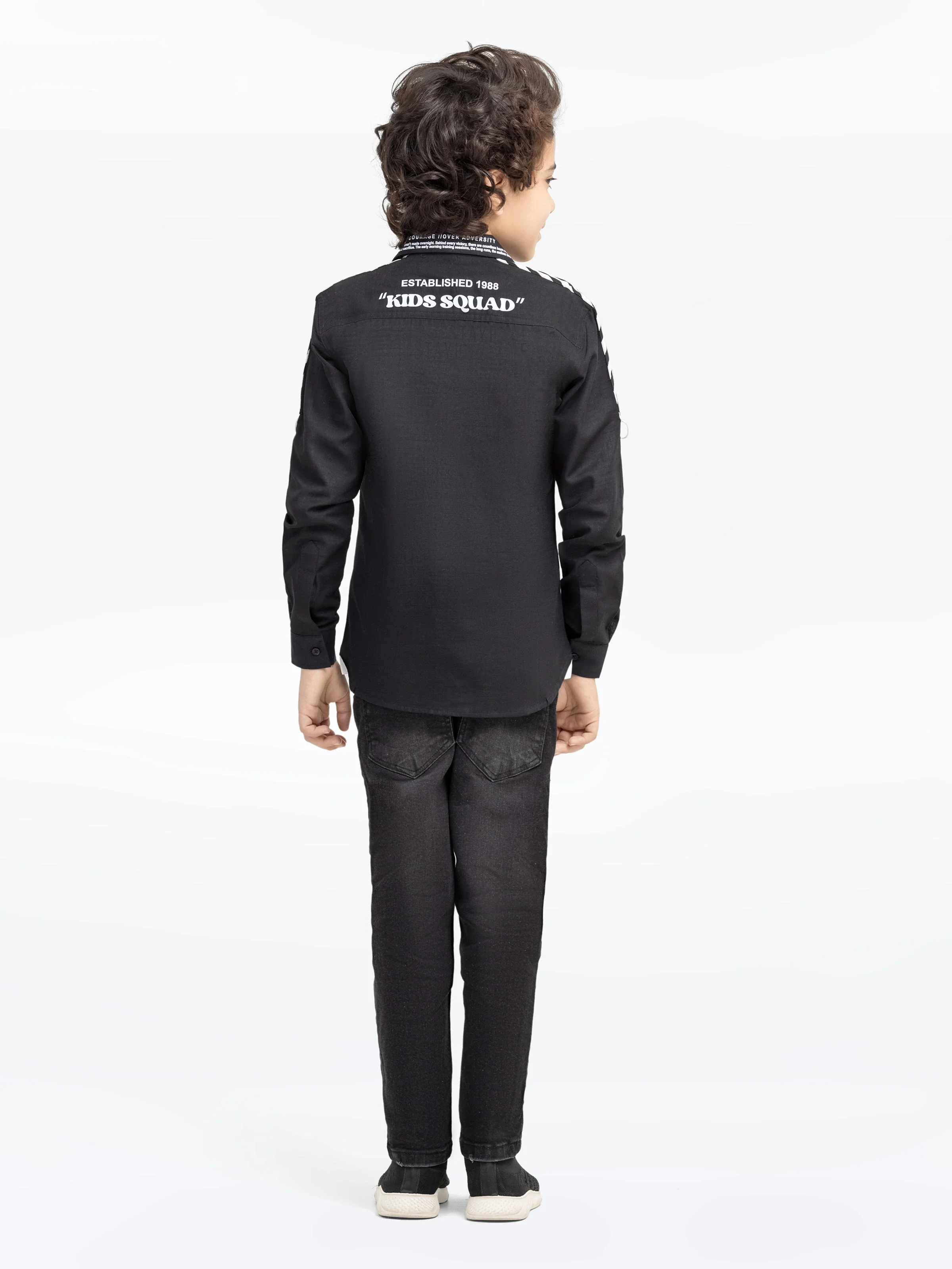 Boy's Black Shirt - EBTS5-27572 - Image 7