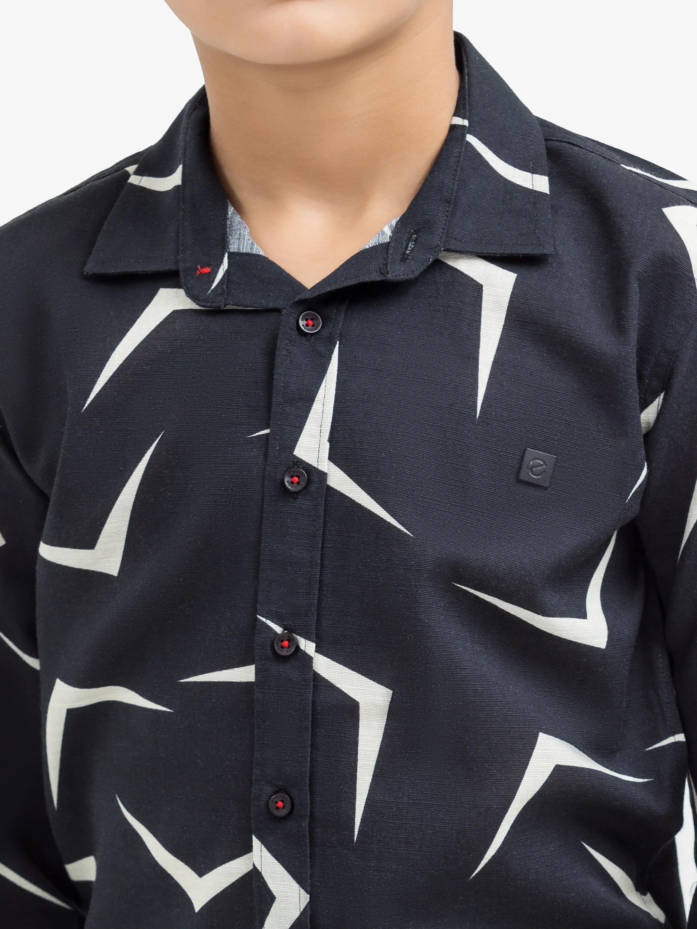 Boy's Black Shirt - EBTS5-27601 - Image 5