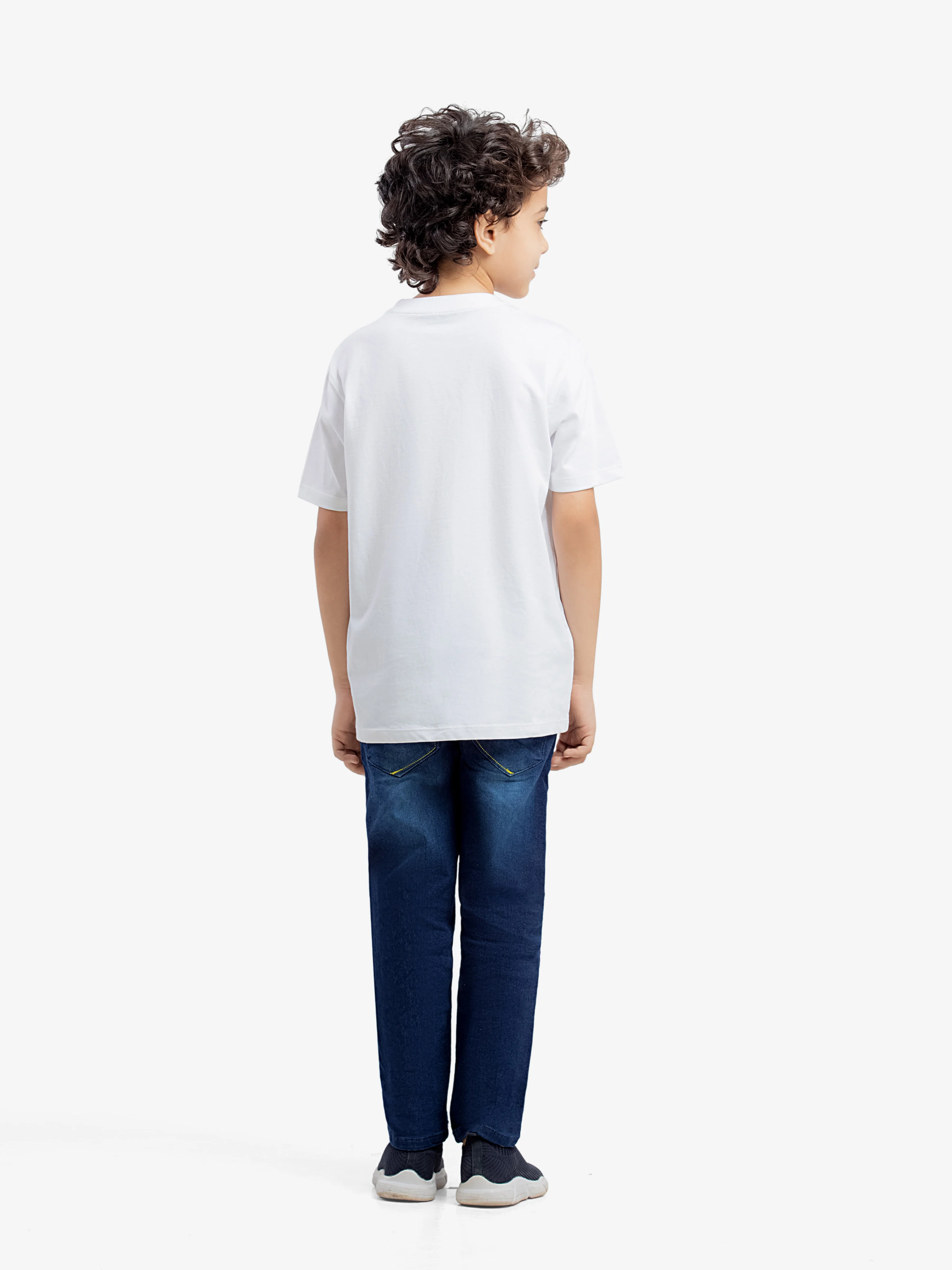 Boy's Black Shirt & White T-Shirt - EBTSF5-27654-2P - Image 6