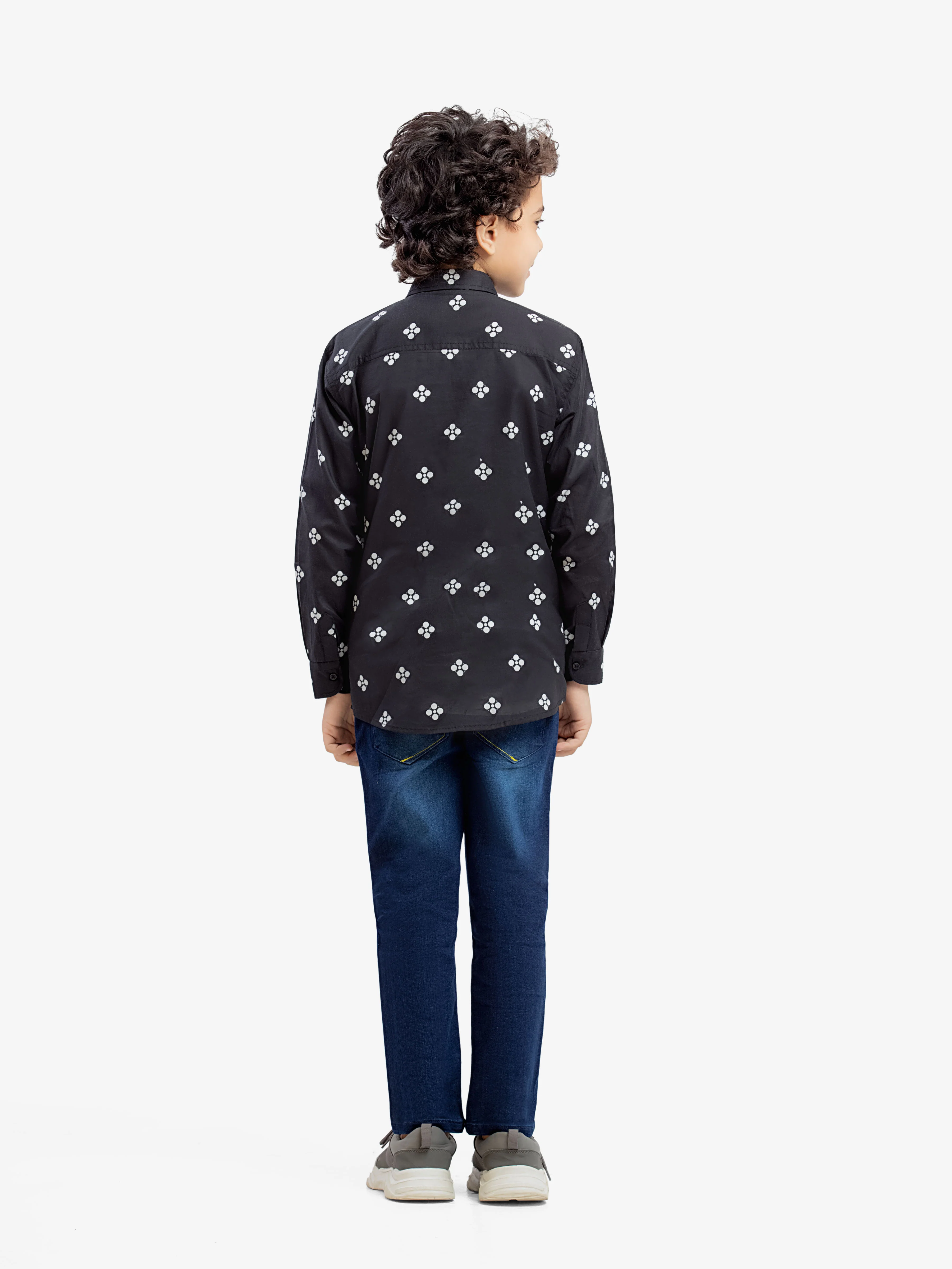 Boy's Black Shirt - EBTSF5-27655-2P - Image 6