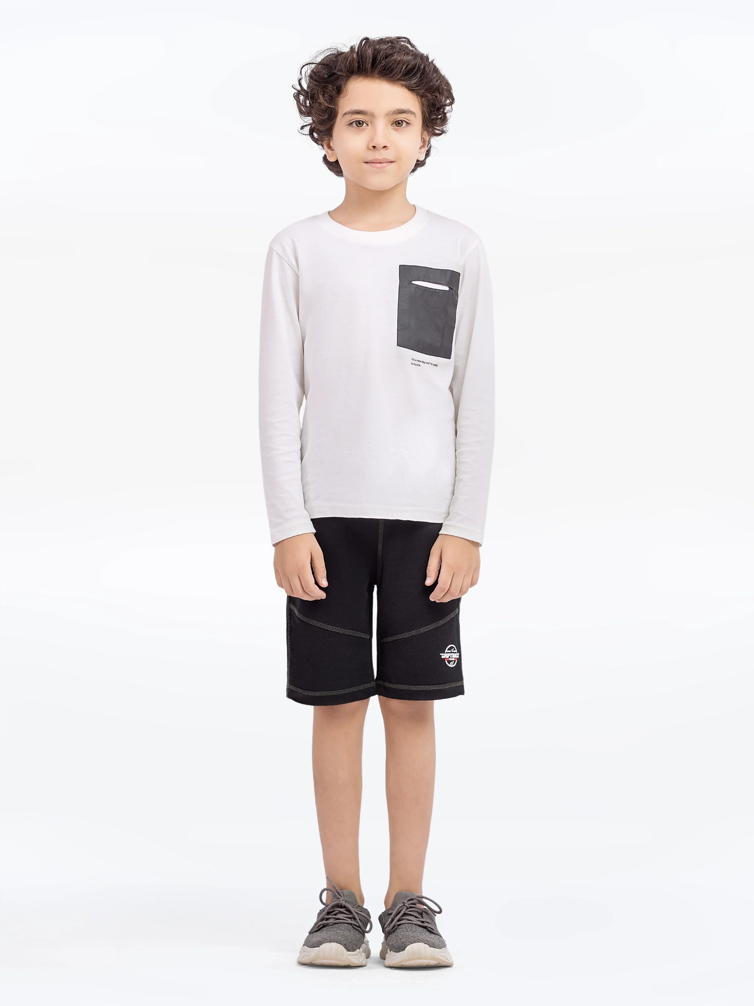 Boy's Black Shorts - EBBSK5-001 - Image 2