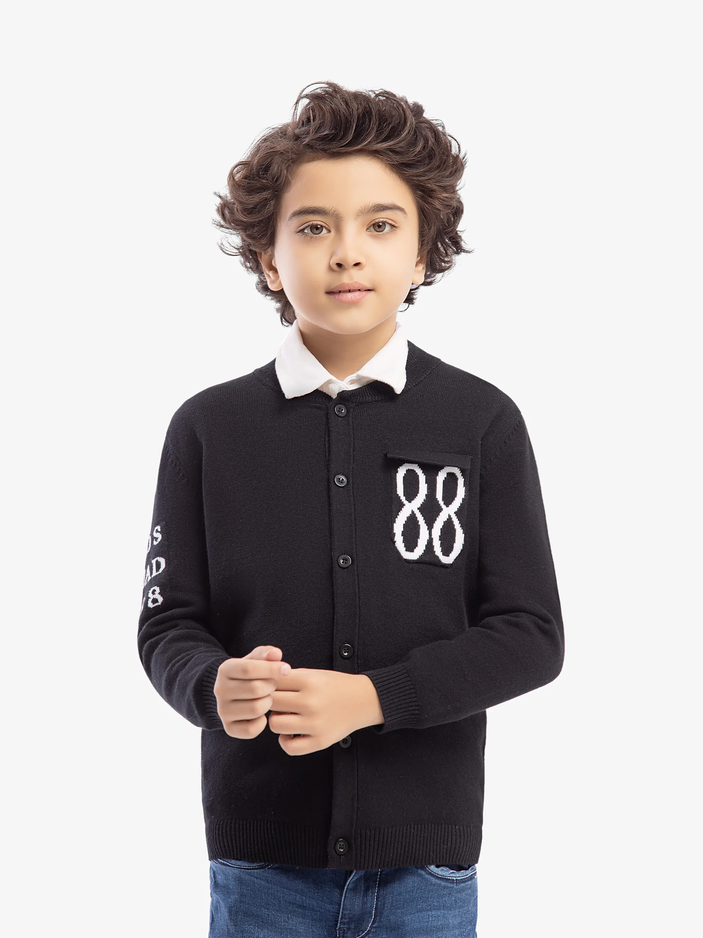 Boy's Black Sweater - EBTSWT5-005