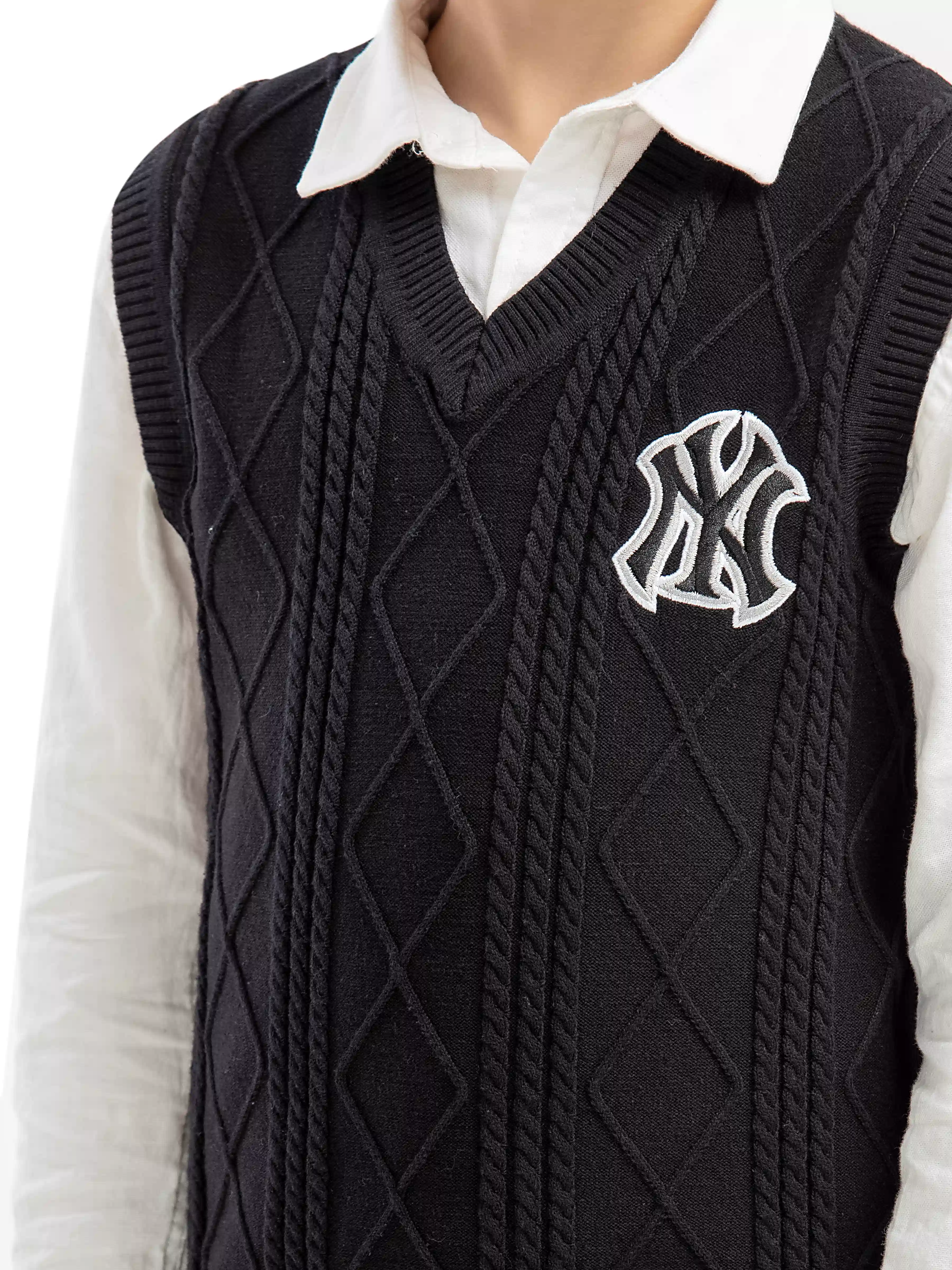 Boy's Black Sweater - EBTSWT5-007 - Image 2