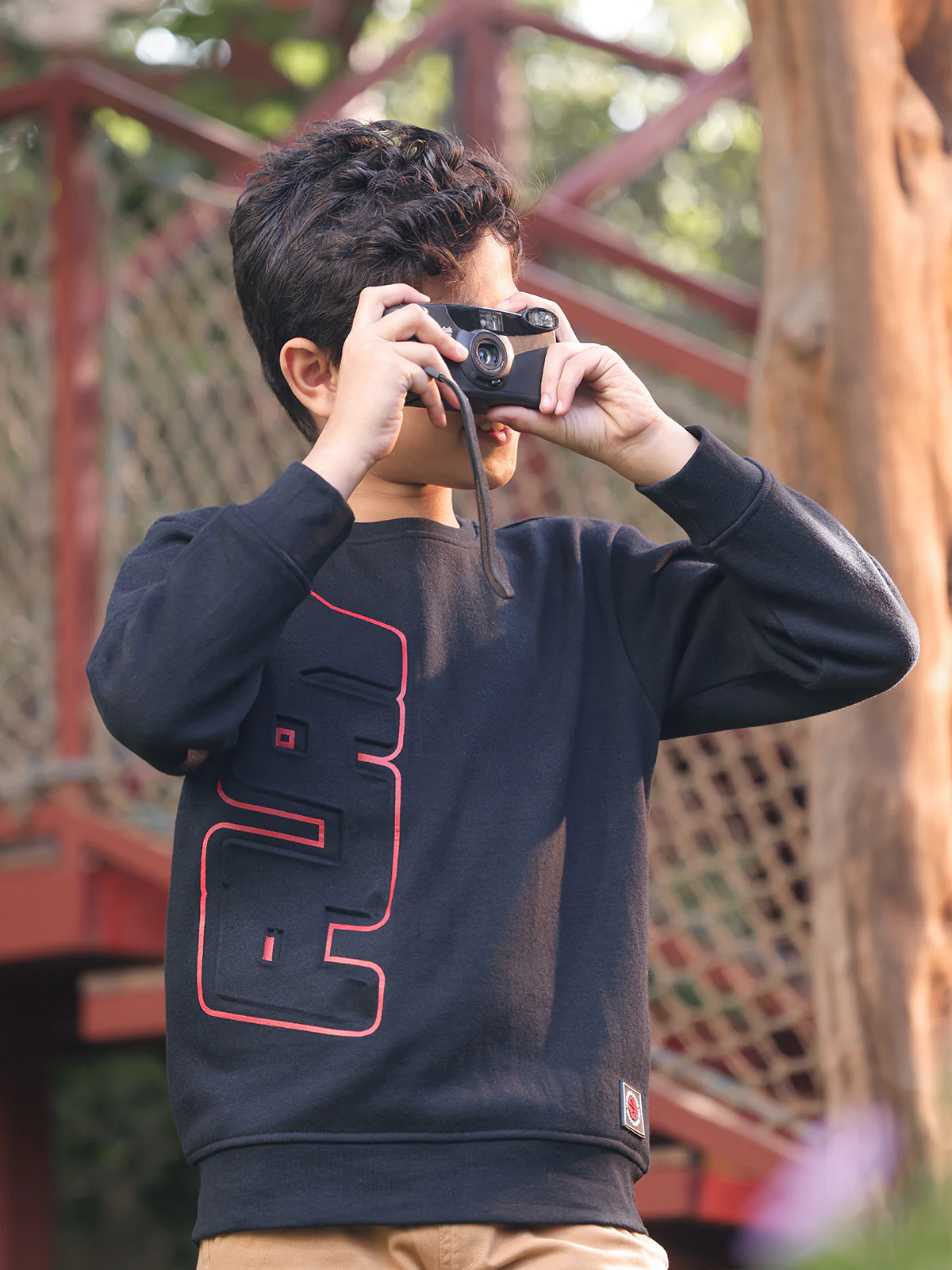 Boy's Black Sweatshirt - EBTSS23-013 - Image 6