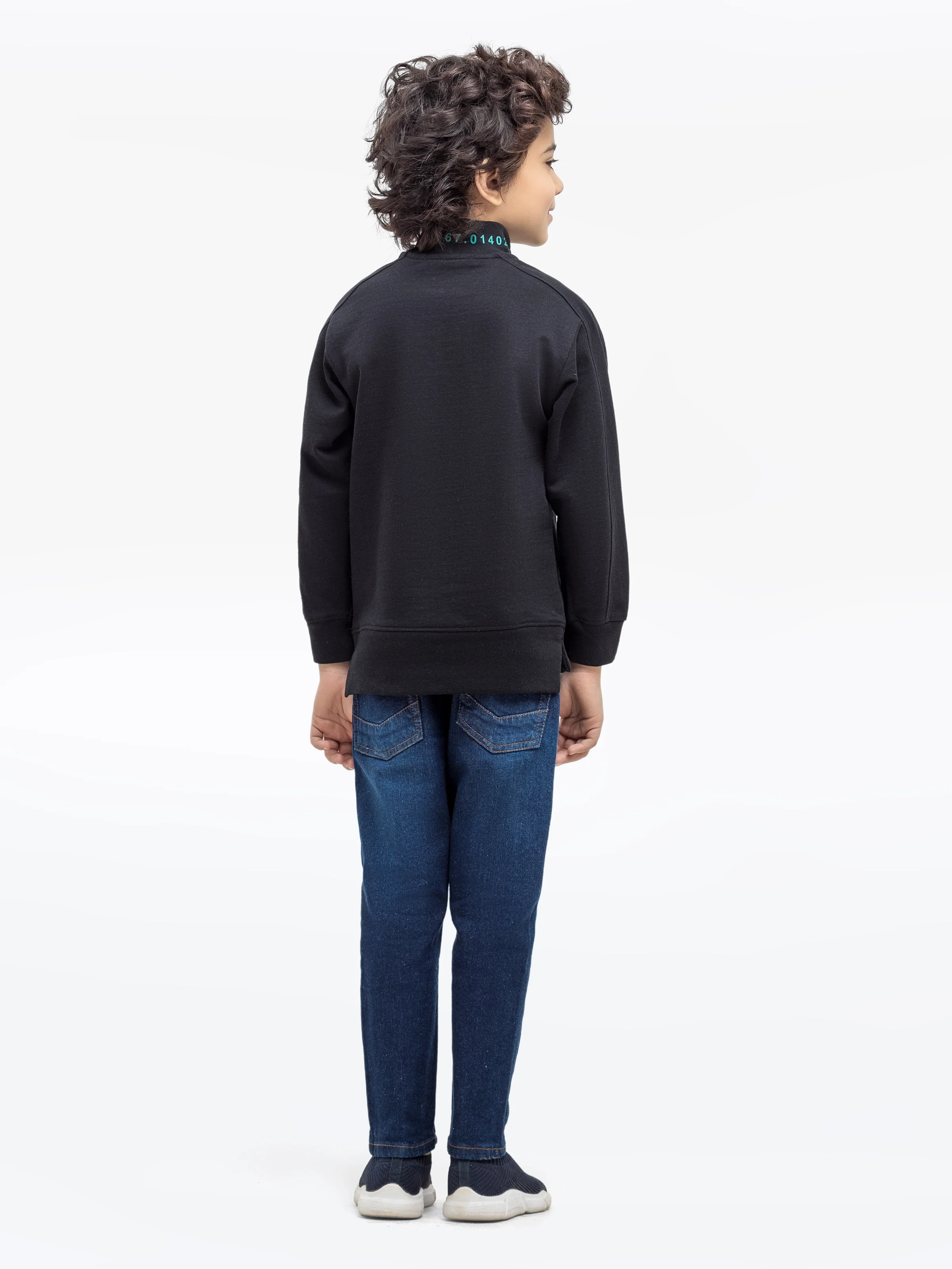 Boy's Black Sweatshirt - EBTSS24-005 - Image 5