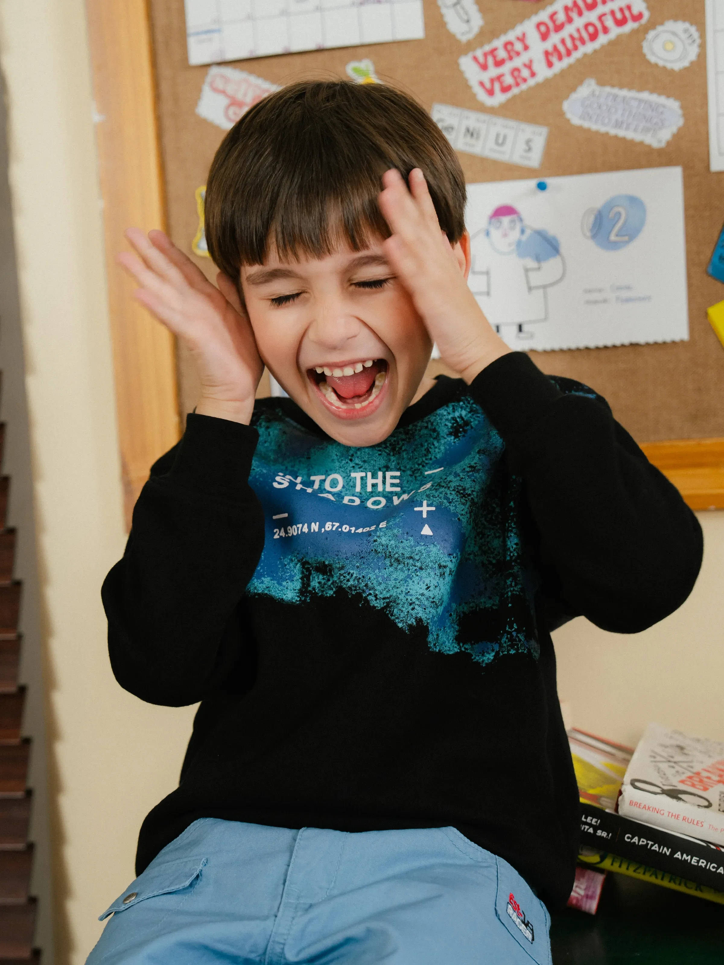 Boy's Black Sweatshirt - EBTSS24-016 - Image 5