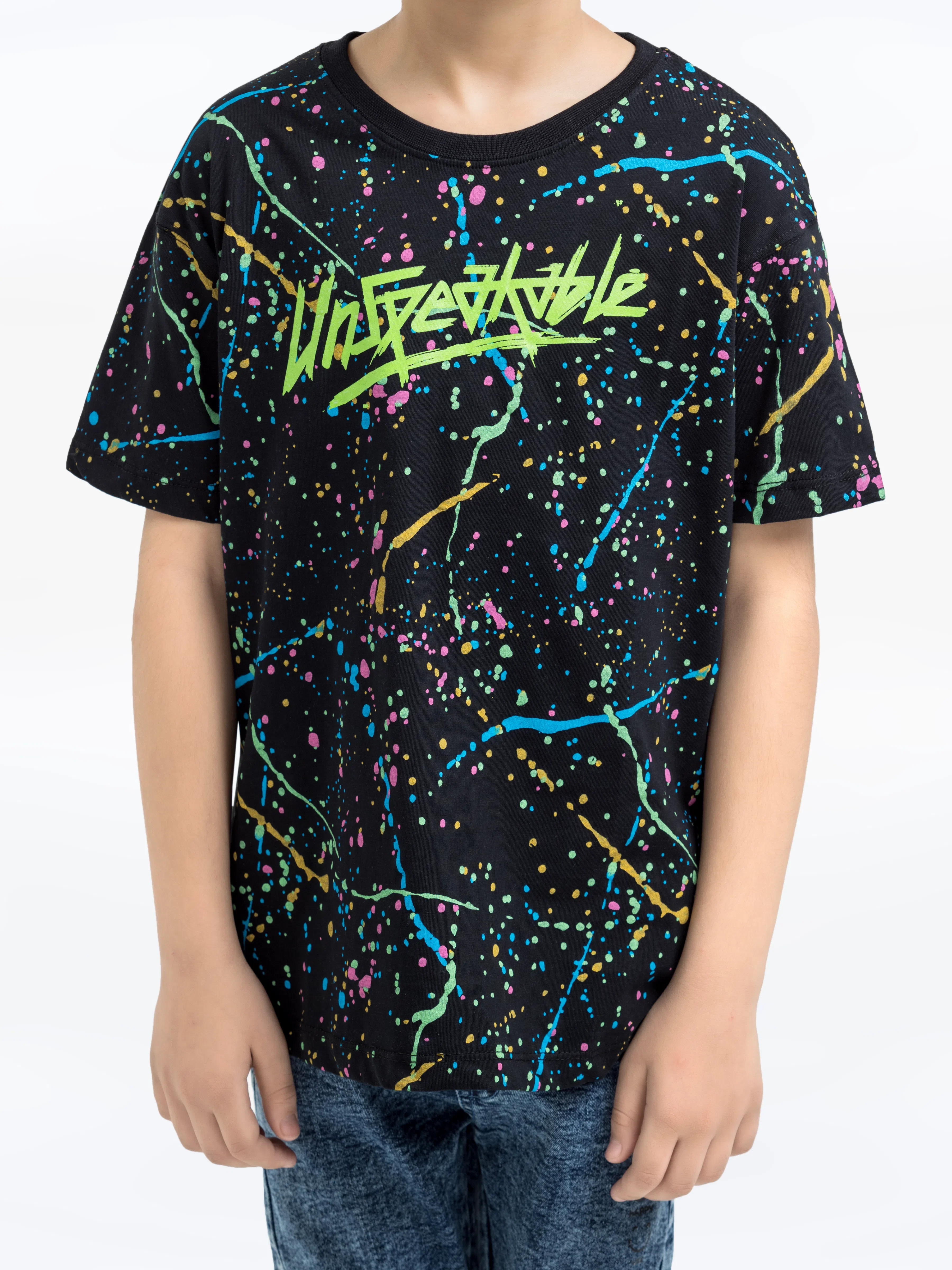 Boy's Black T-Shirt - EBTTS24-047 - Image 3