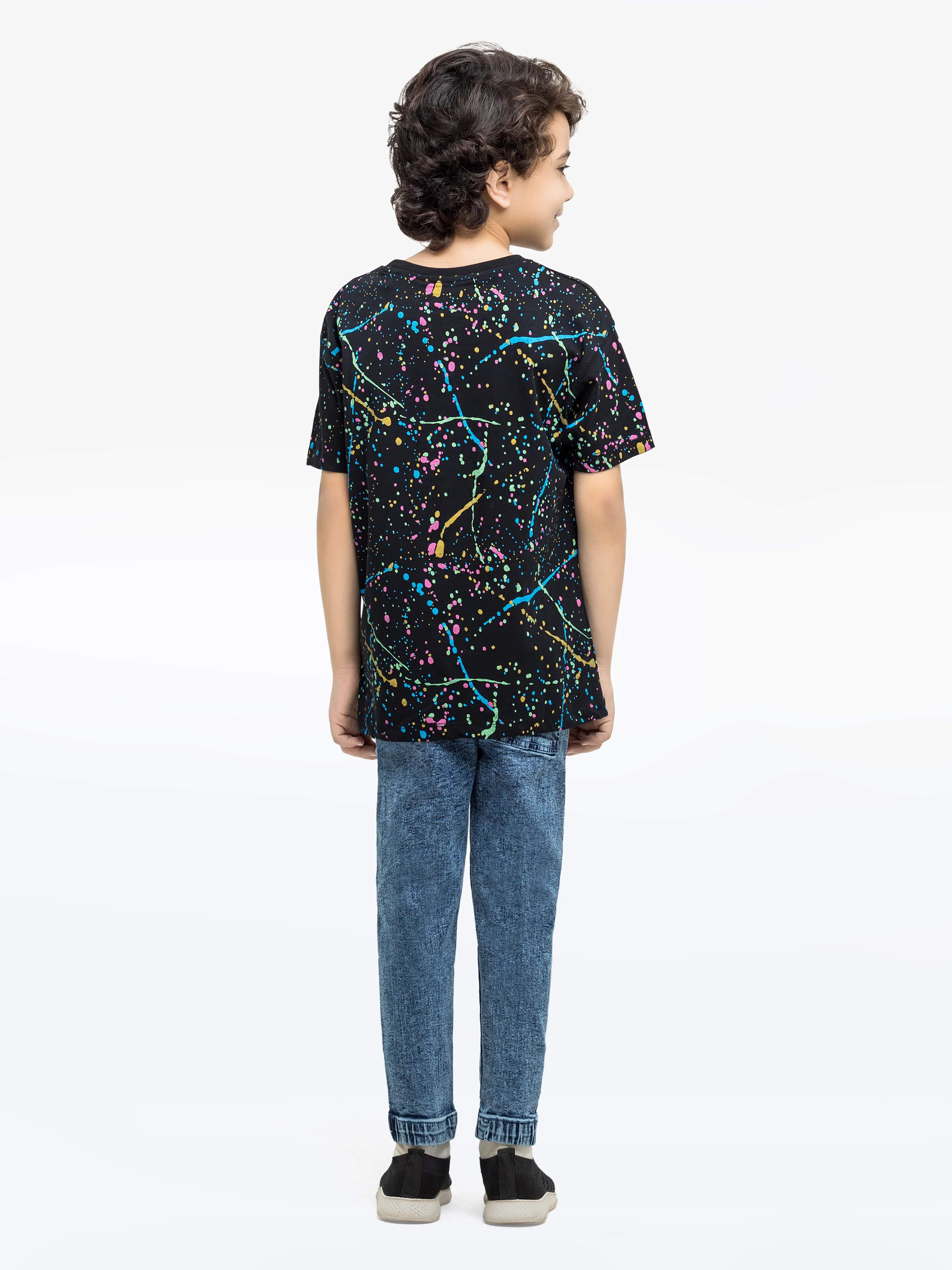 Boy's Black T-Shirt - EBTTS24-047 - Image 5