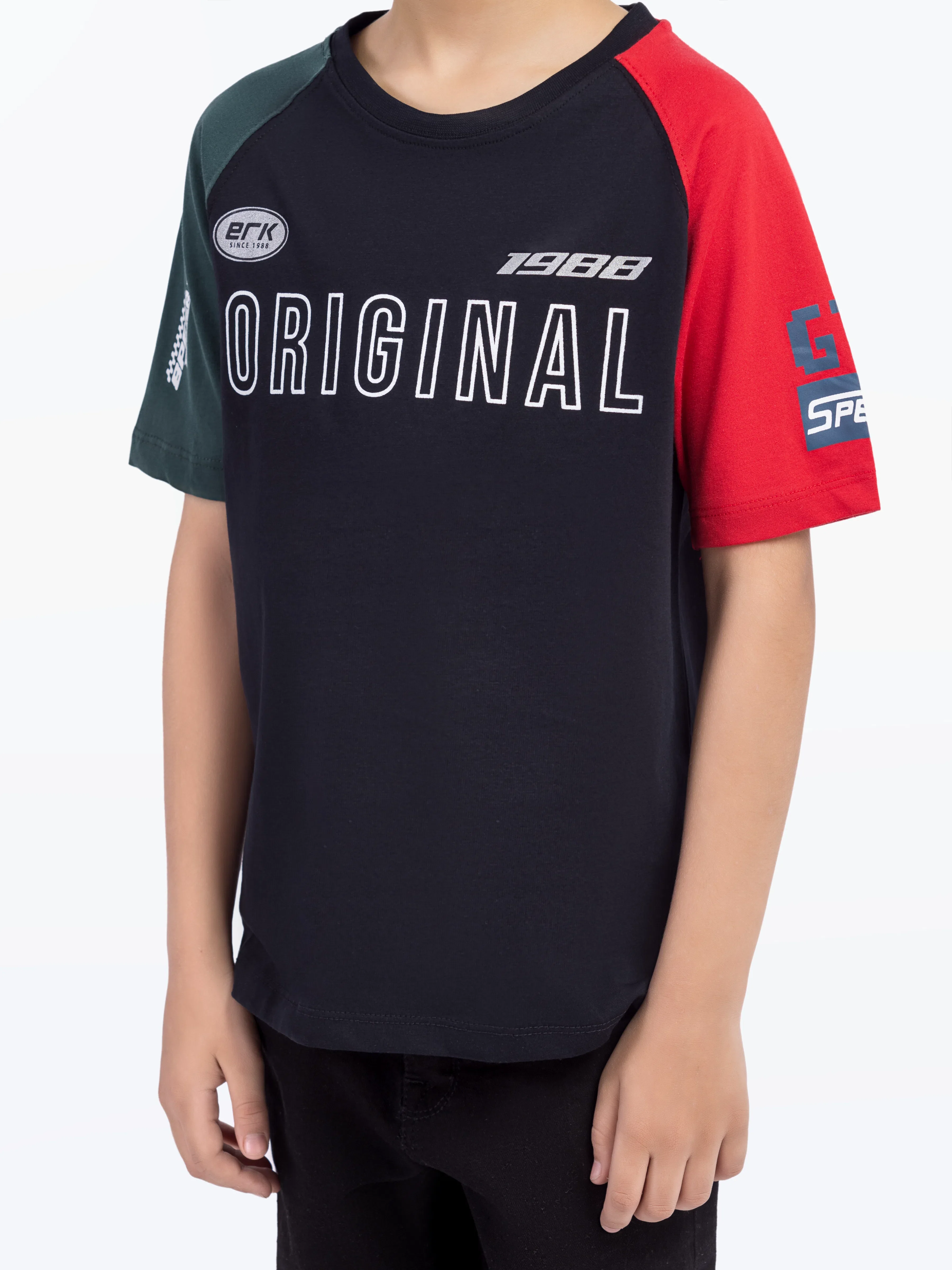 Boy's Black T-Shirt - EBTTS5-022 - Image 4
