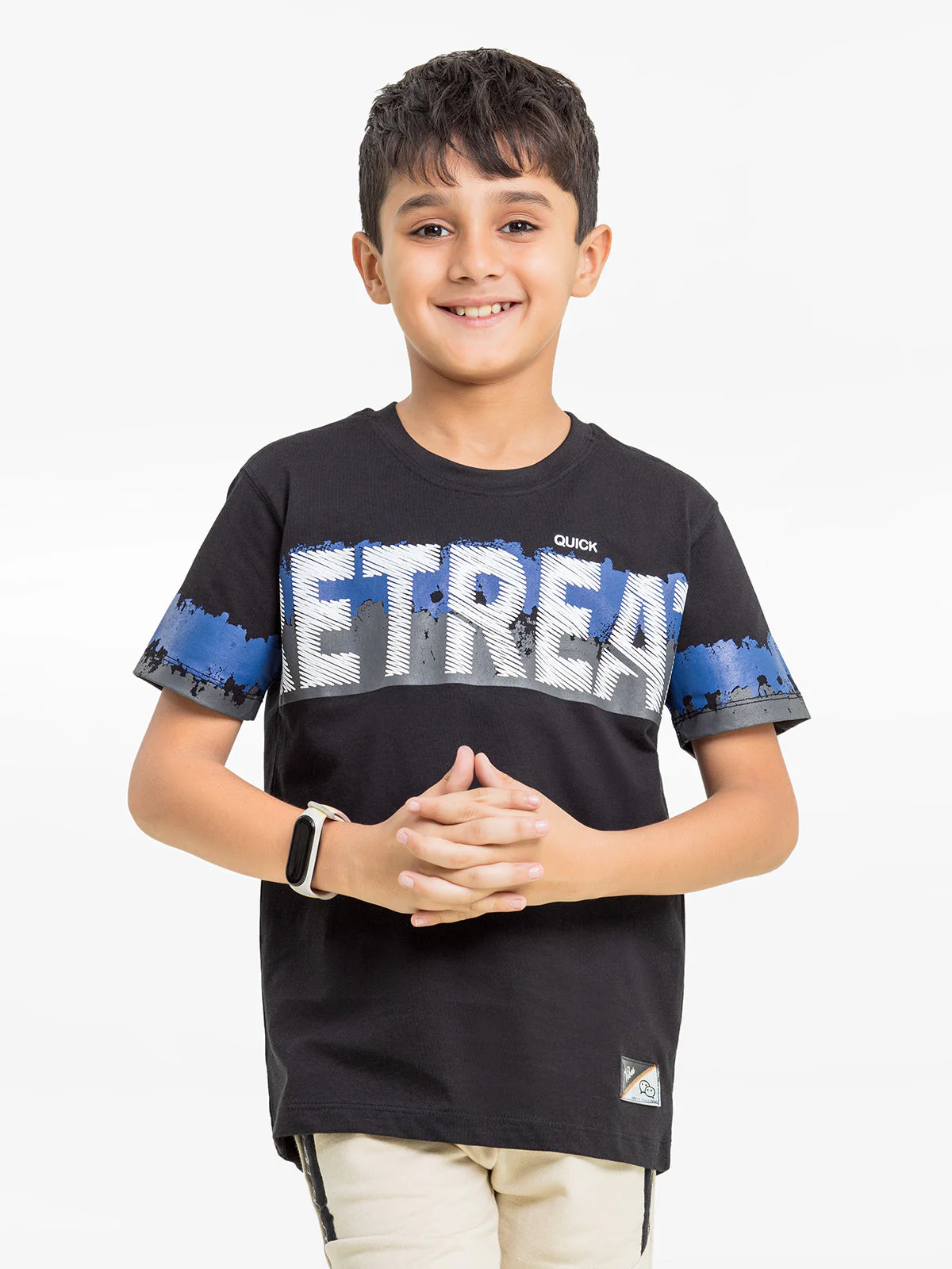 Boy's Black T-Shirt - EBTTS24-005 - Image 2