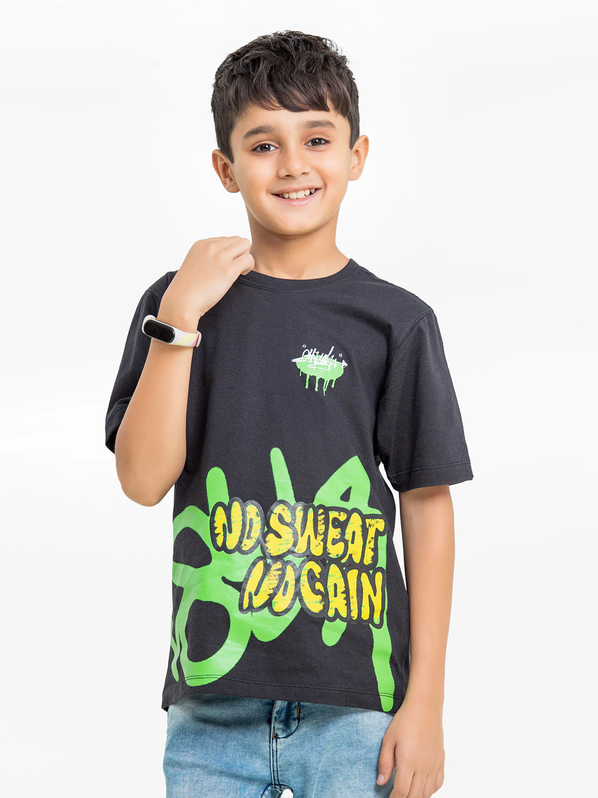 Boy's Black T-Shirt - EBTTS24-022 - Image 2