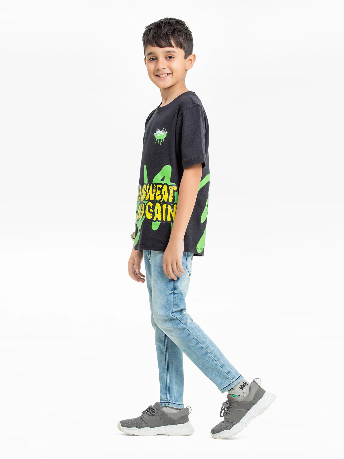 Boy's Black T-Shirt - EBTTS24-022 - Image 3