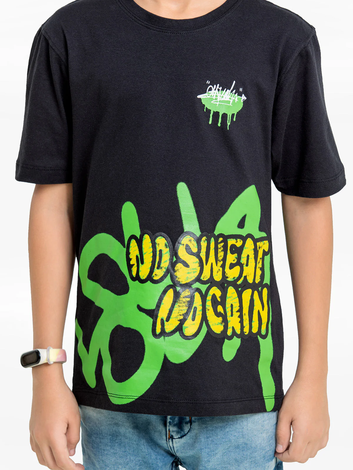 Boy's Black T-Shirt - EBTTS24-022 - Image 4