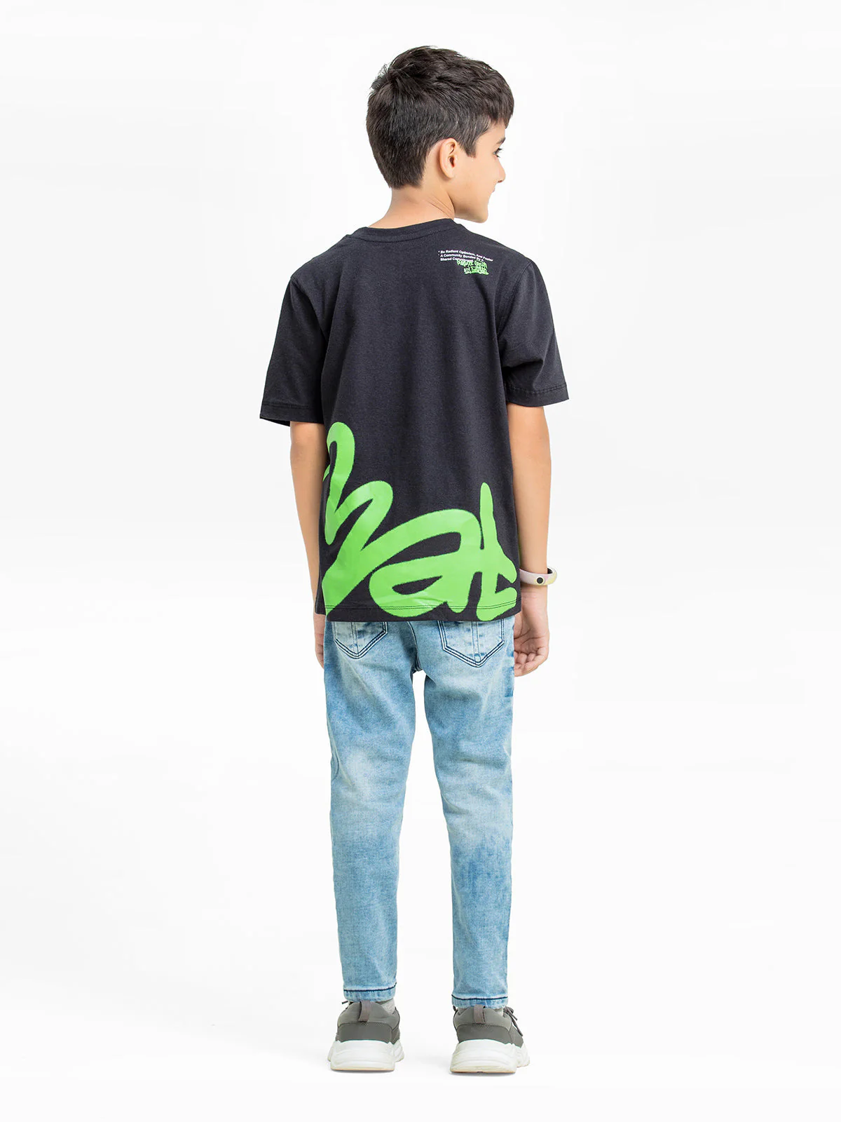 Boy's Black T-Shirt - EBTTS24-022 - Image 6
