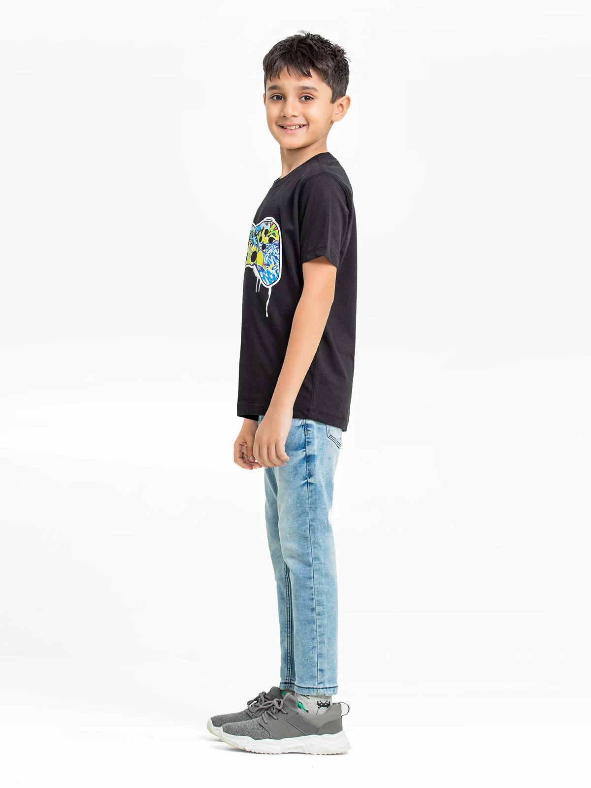 Boy's Black T-Shirt - EBTTS24-026 - Image 4