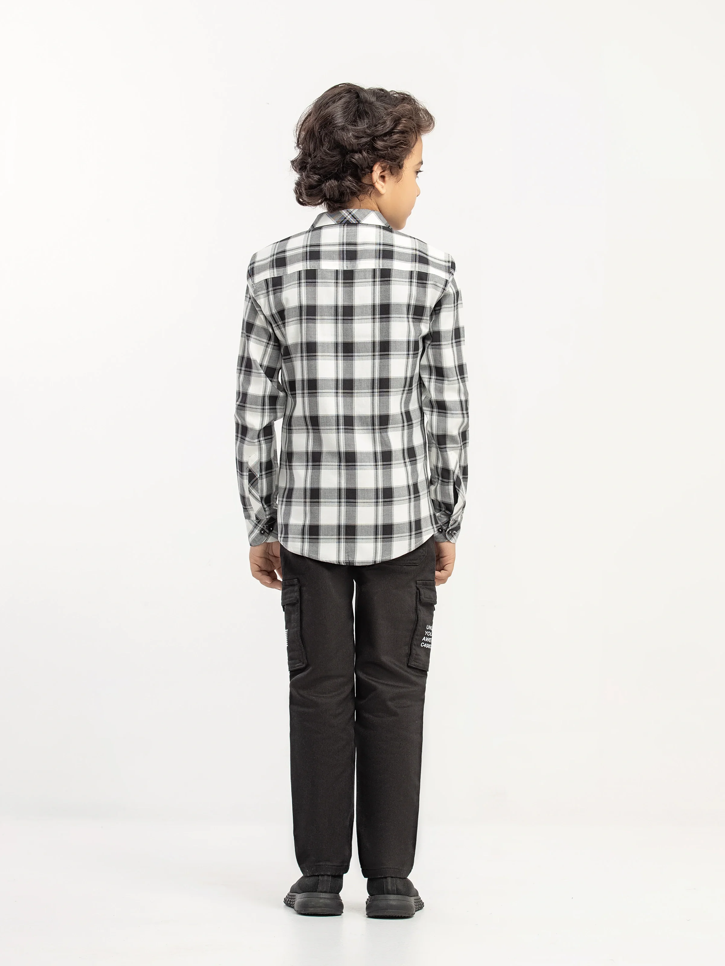 Boy's Black & White Shirt - EBTS5-27584-2P - Image 6