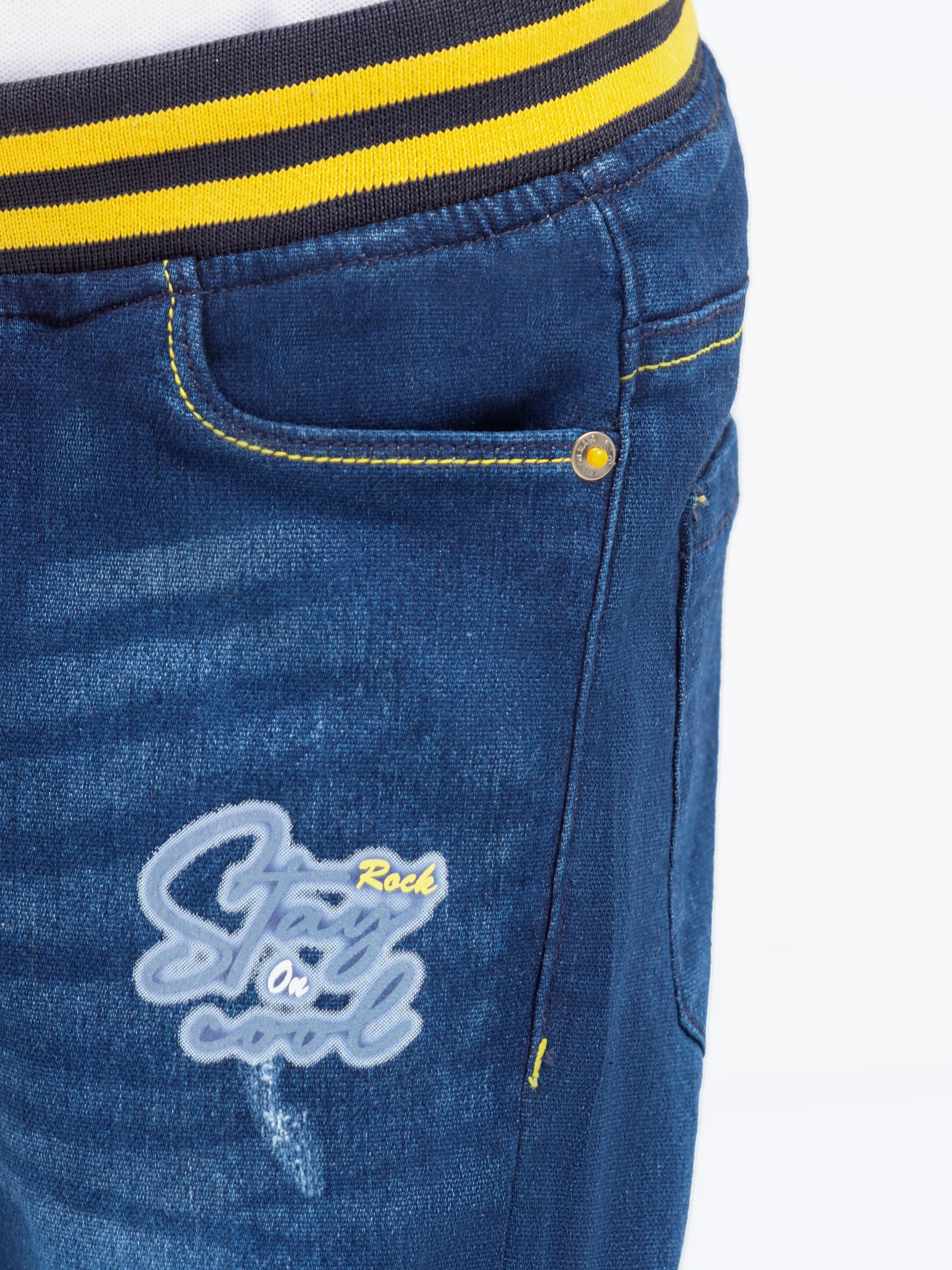 Boy's Blue Denim Pant - EBBDP5-007 - Image 3