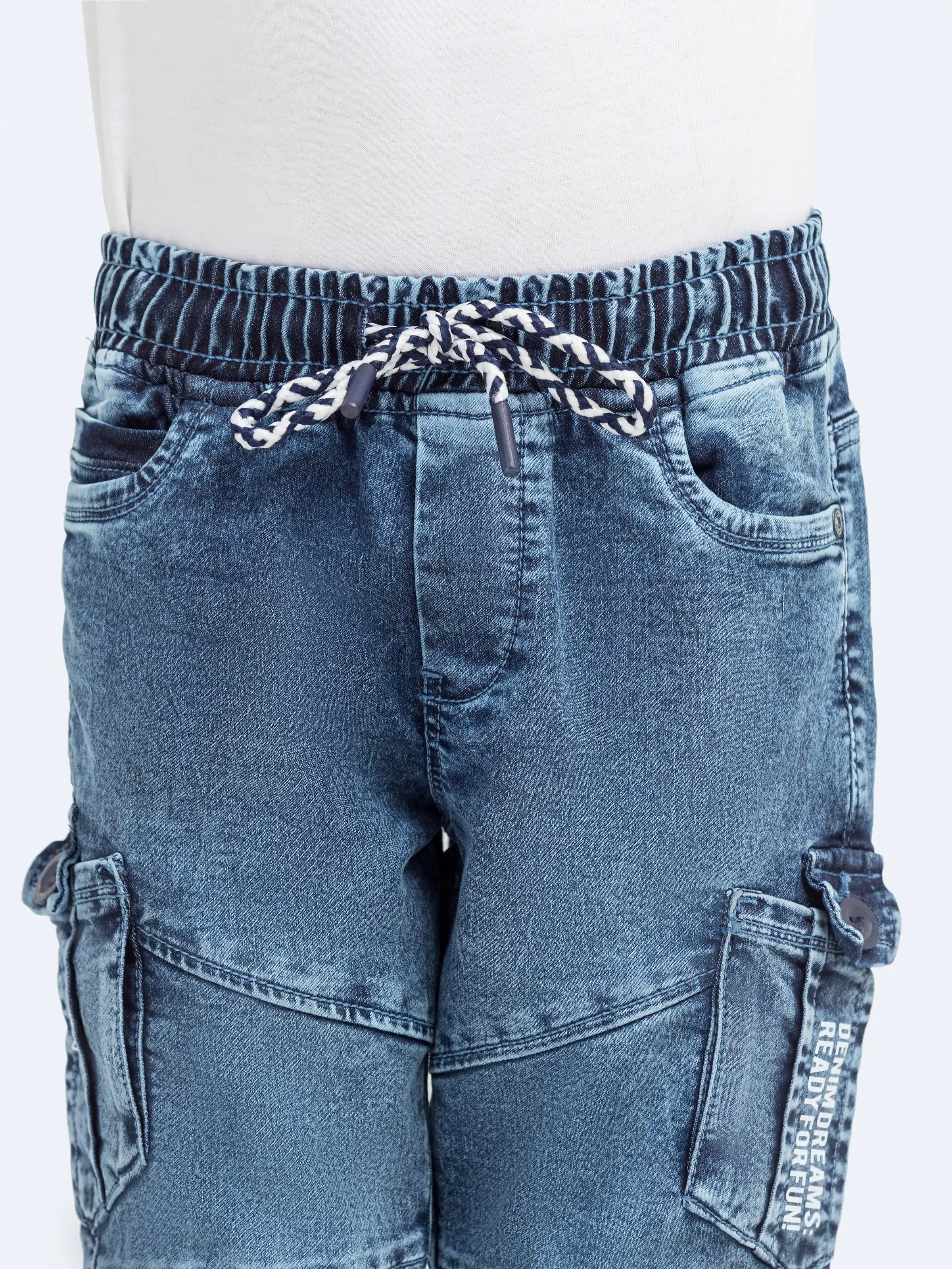 Boy's Blue Denim Pant - EBBDP5-009 - Image 2