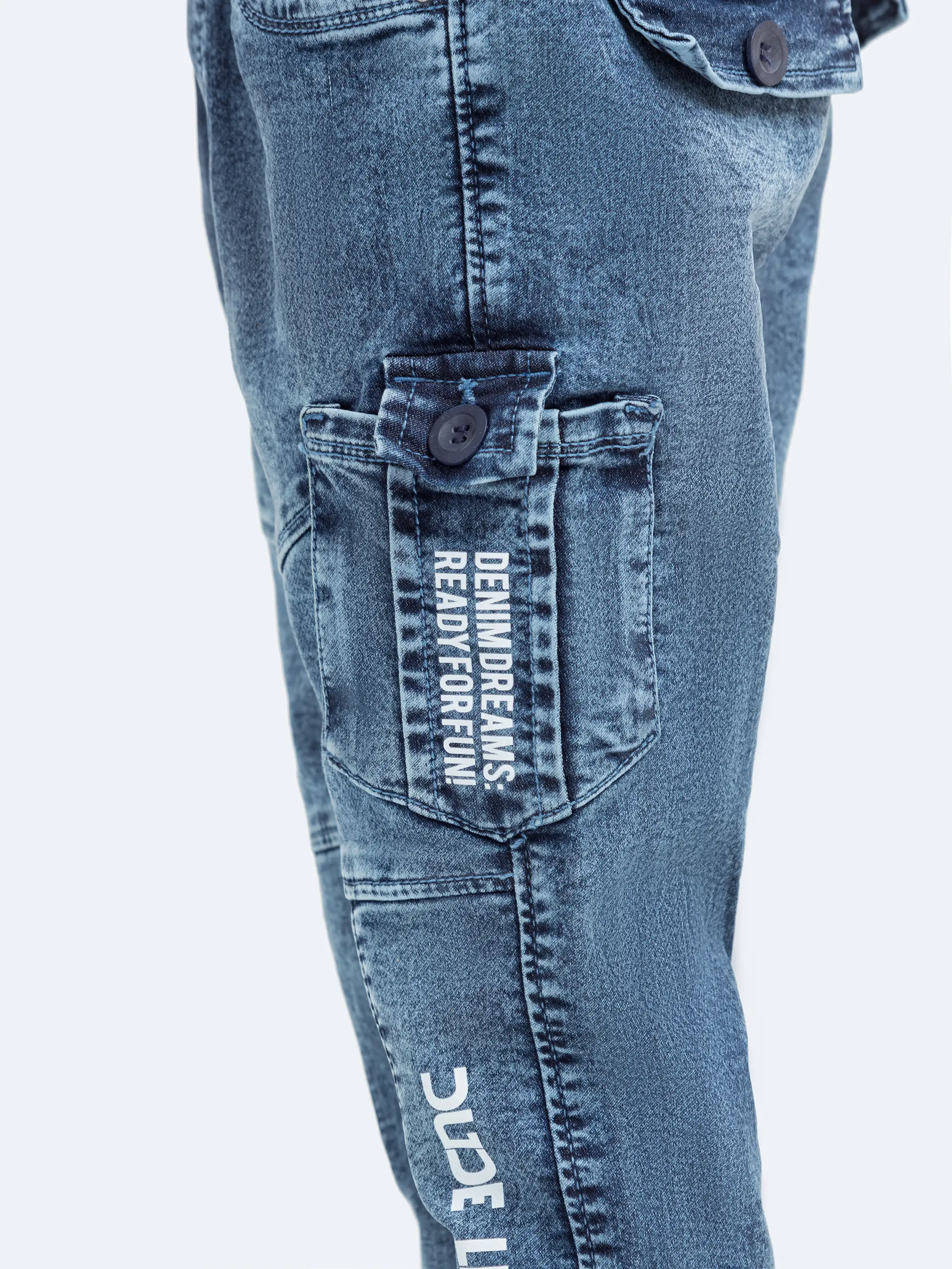 Boy's Blue Denim Pant - EBBDP5-009 - Image 3