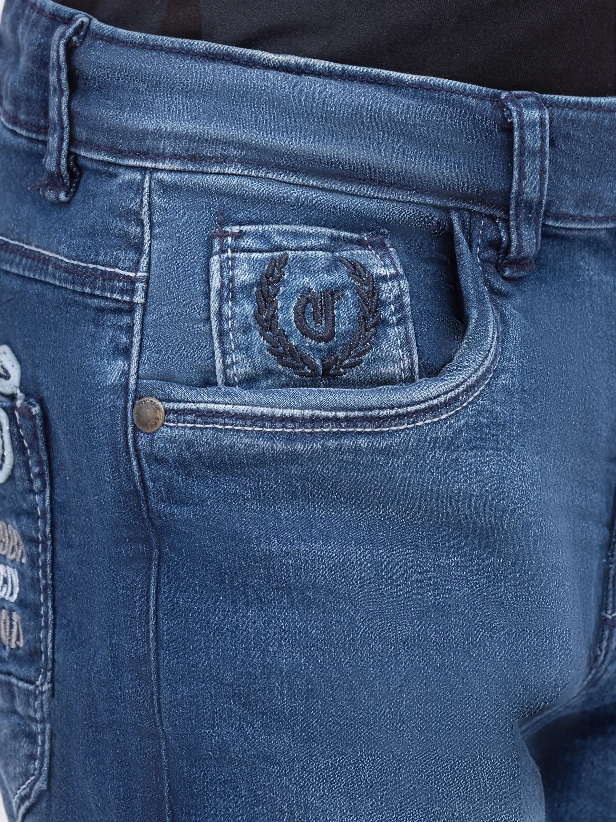 Boy's Blue Denim Pant - EBBDP5-025 - Image 3